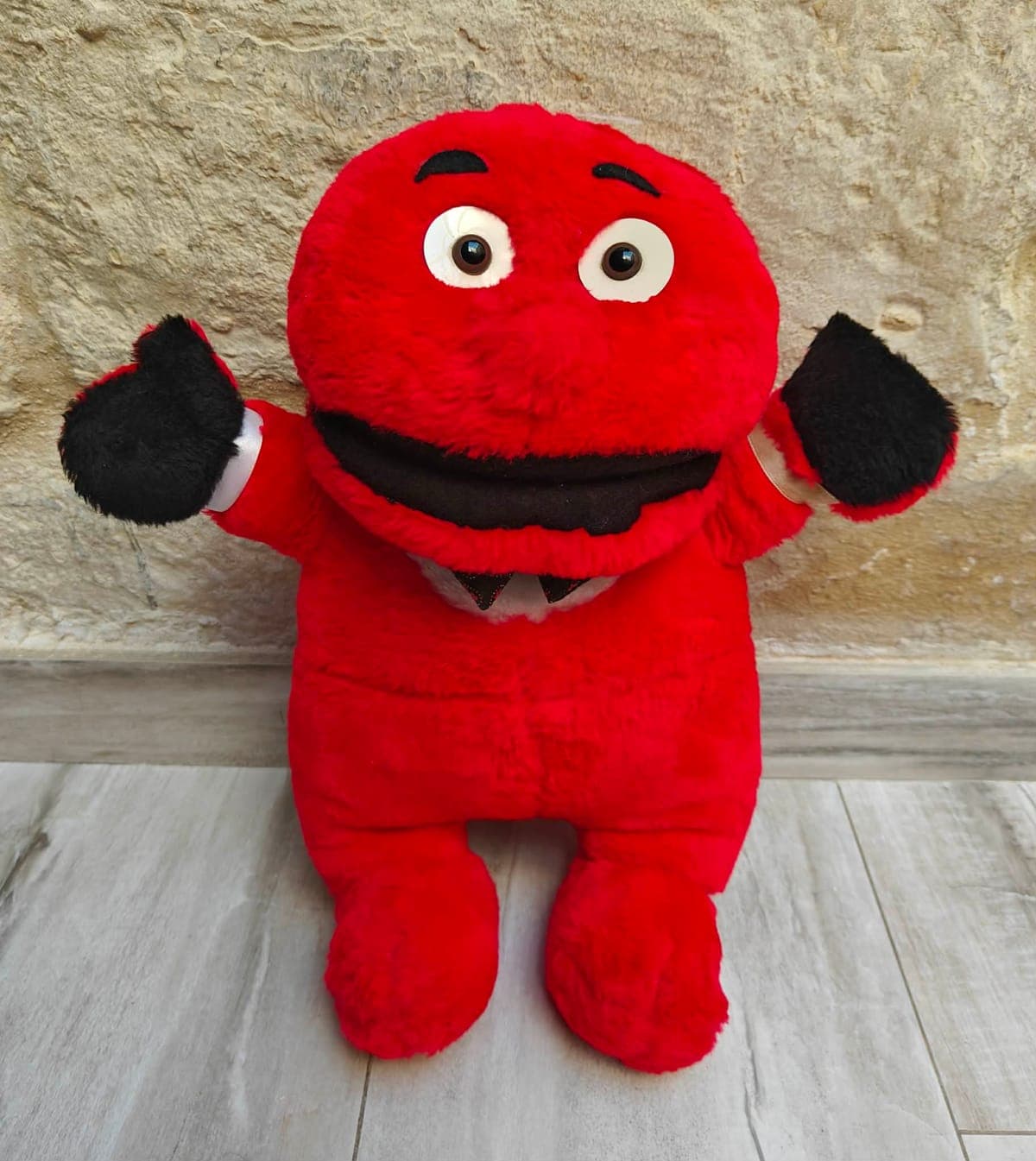 Vintage Gabibbo 40cm Plush Toy Striscia La Notizia Italian TV Mascot