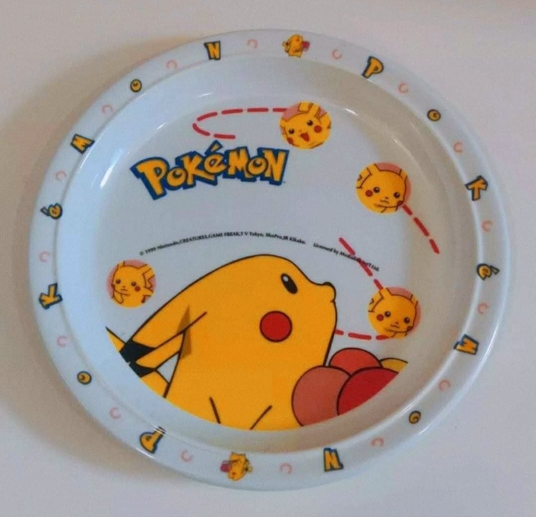 1999 Nintendo Original Pokemon Melamine Plate 21cm