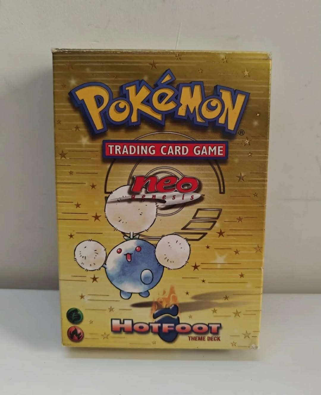 2000 Pokemon Neo Genesis Hotfoot Theme Deck EMPTY BOX ONLY