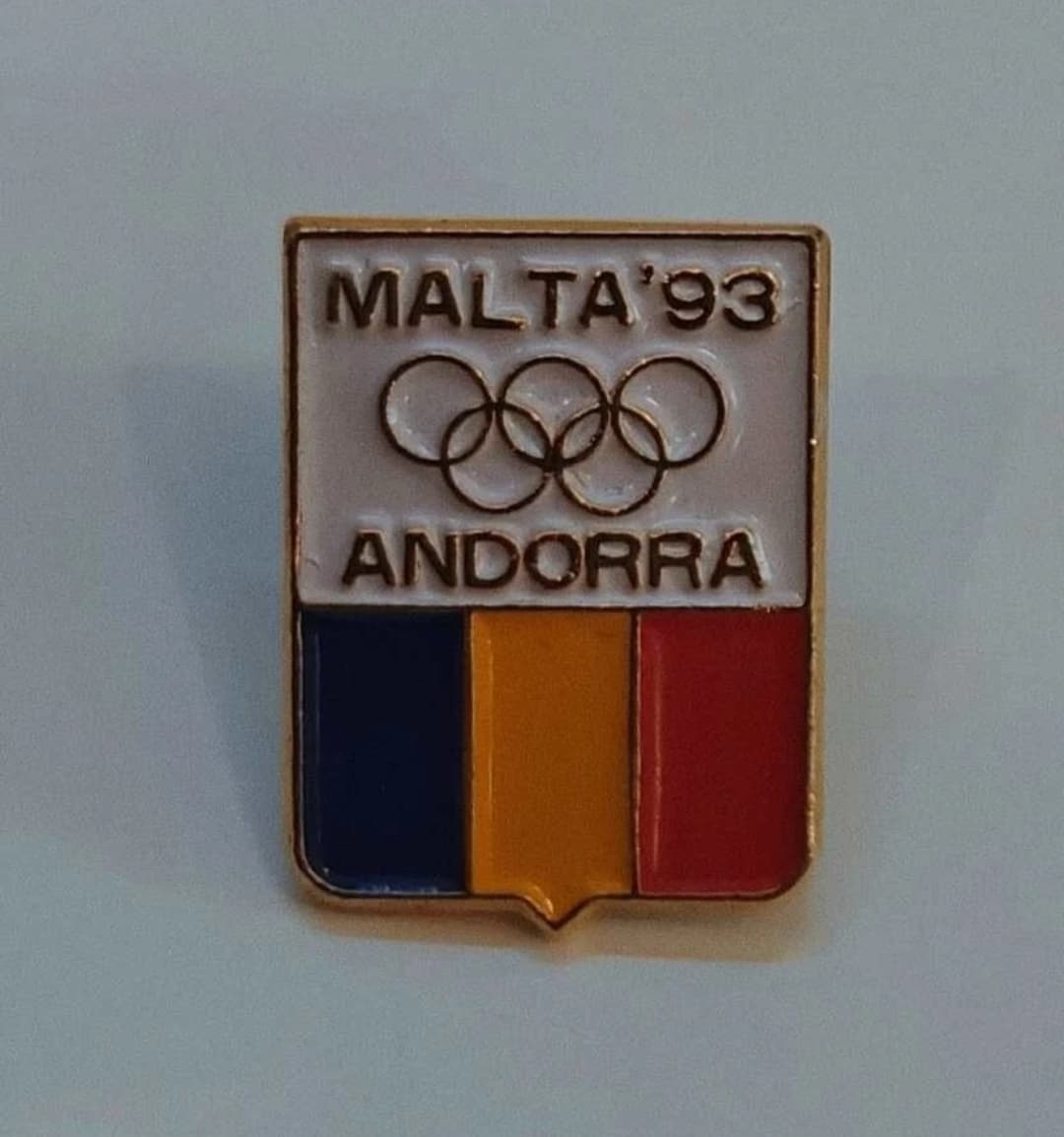 Official Malta 1993 5th Games of Small States of Europe Andorra Pin