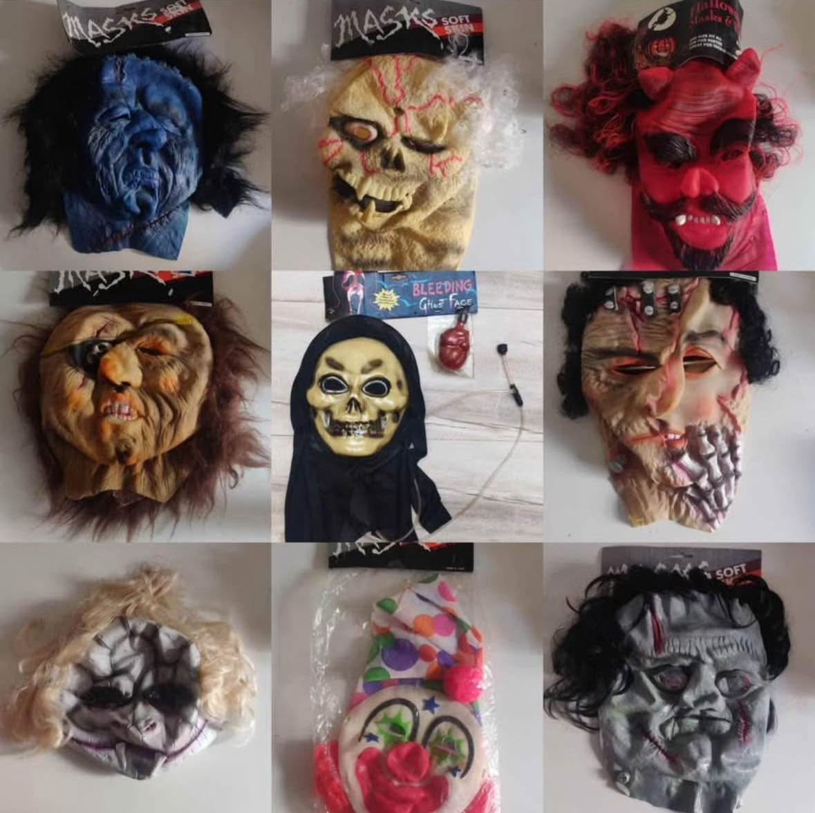 Halloween Face Masks €15 each