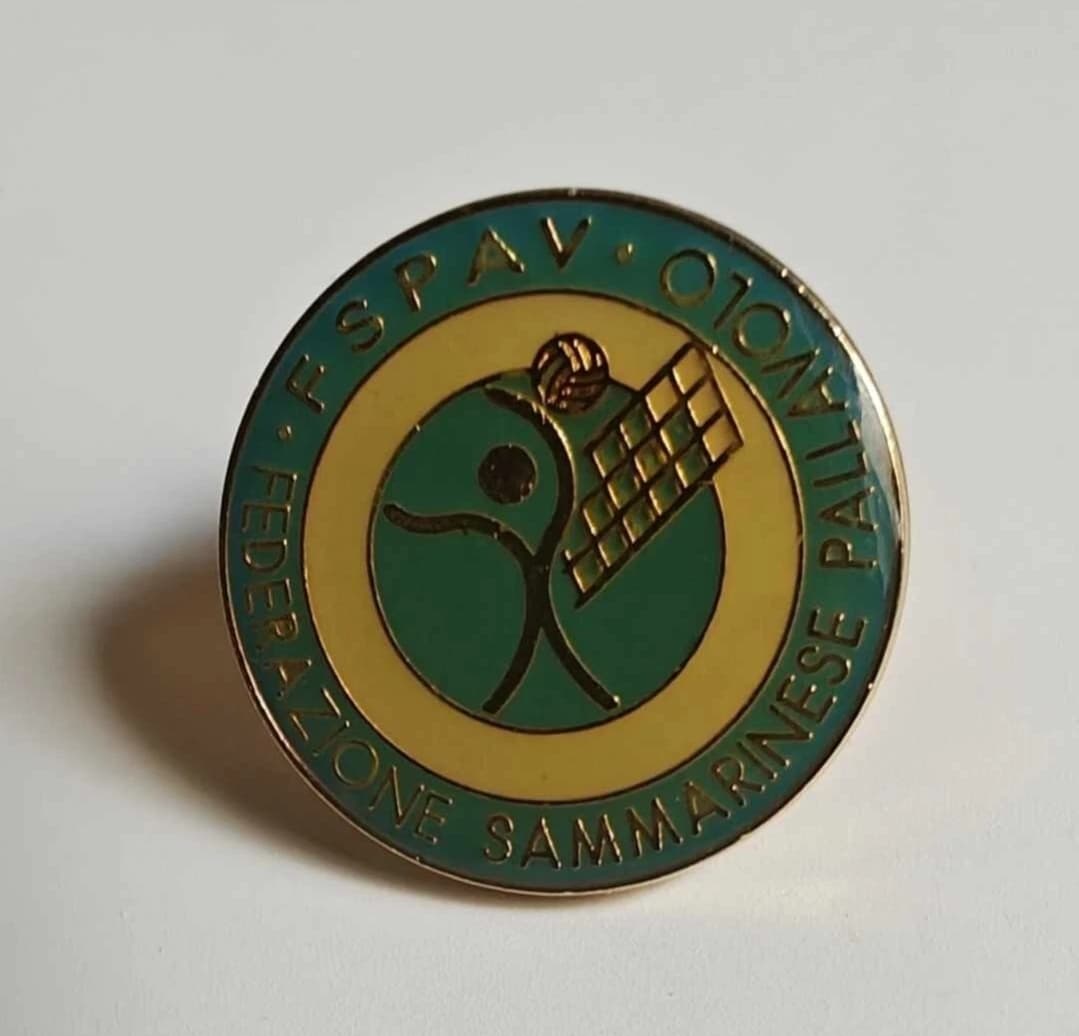 Vintage Federazione Sammarinese Pallavolo FSPAV Pin