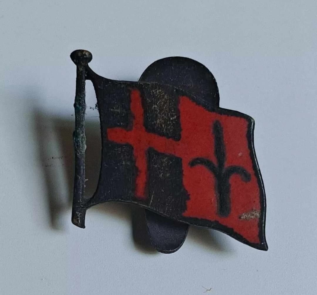 Vintage Flag Picciani & Barlacchi FIRENZE Pin Badge