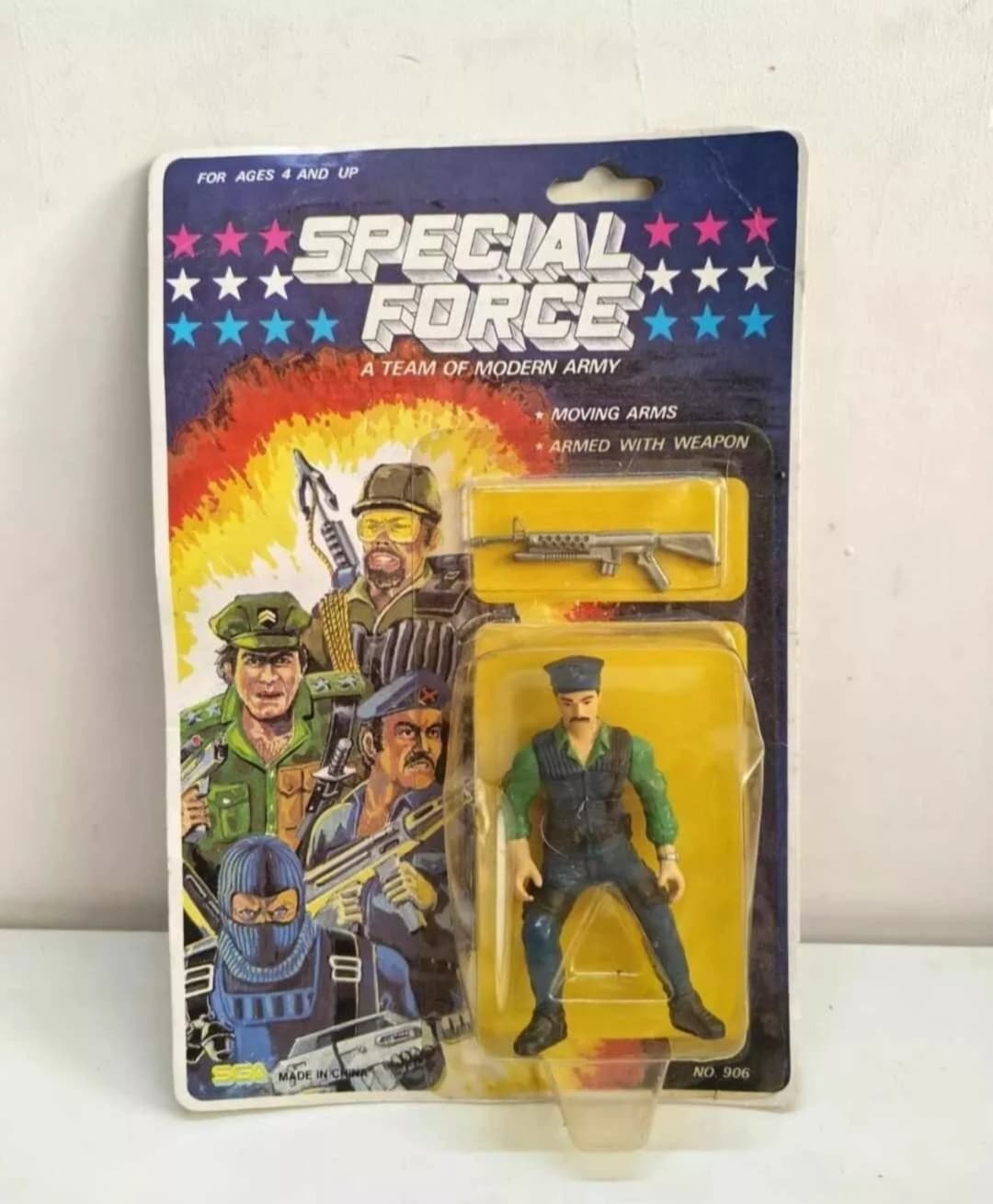 Vintage Sun Gold Special Force G.I Joe Knock Off Bootleg Action Figure #4