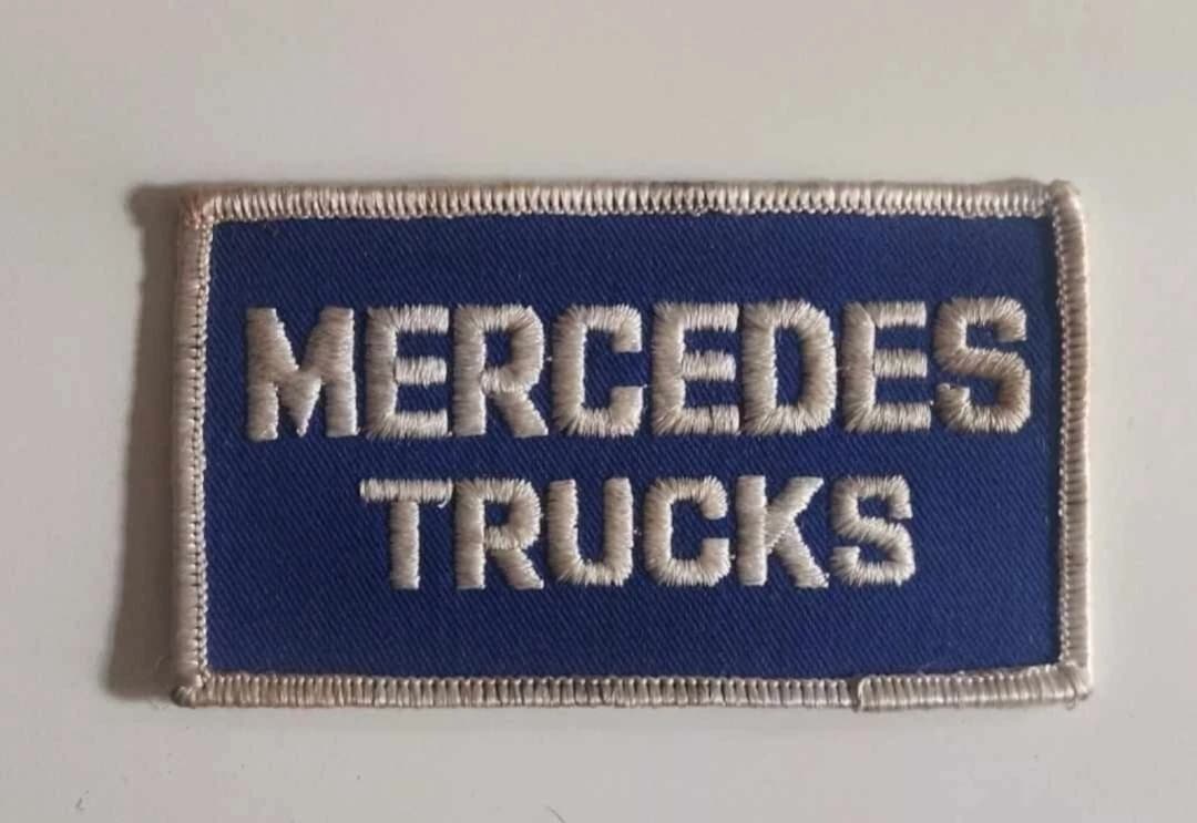 Vintage Mercedes Trucks Embroidered Sew On Patch