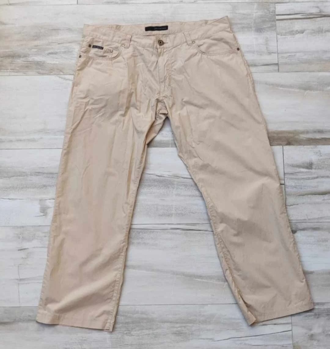 Calvin Klein Jeans Chino Pants CK Sand Colour Size W38 - L34