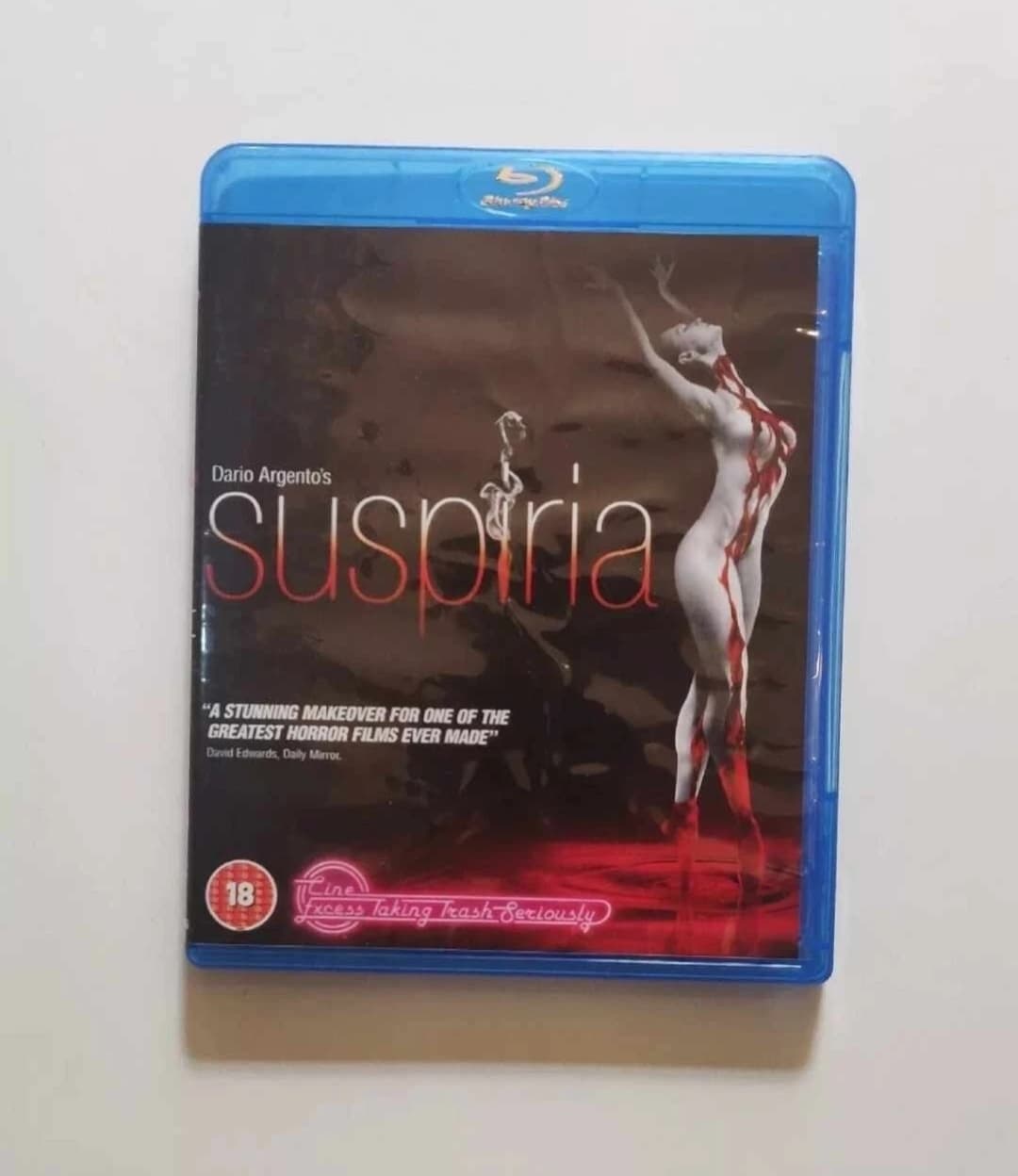Suspiria Dario Argento Blu Ray DVD Region B
