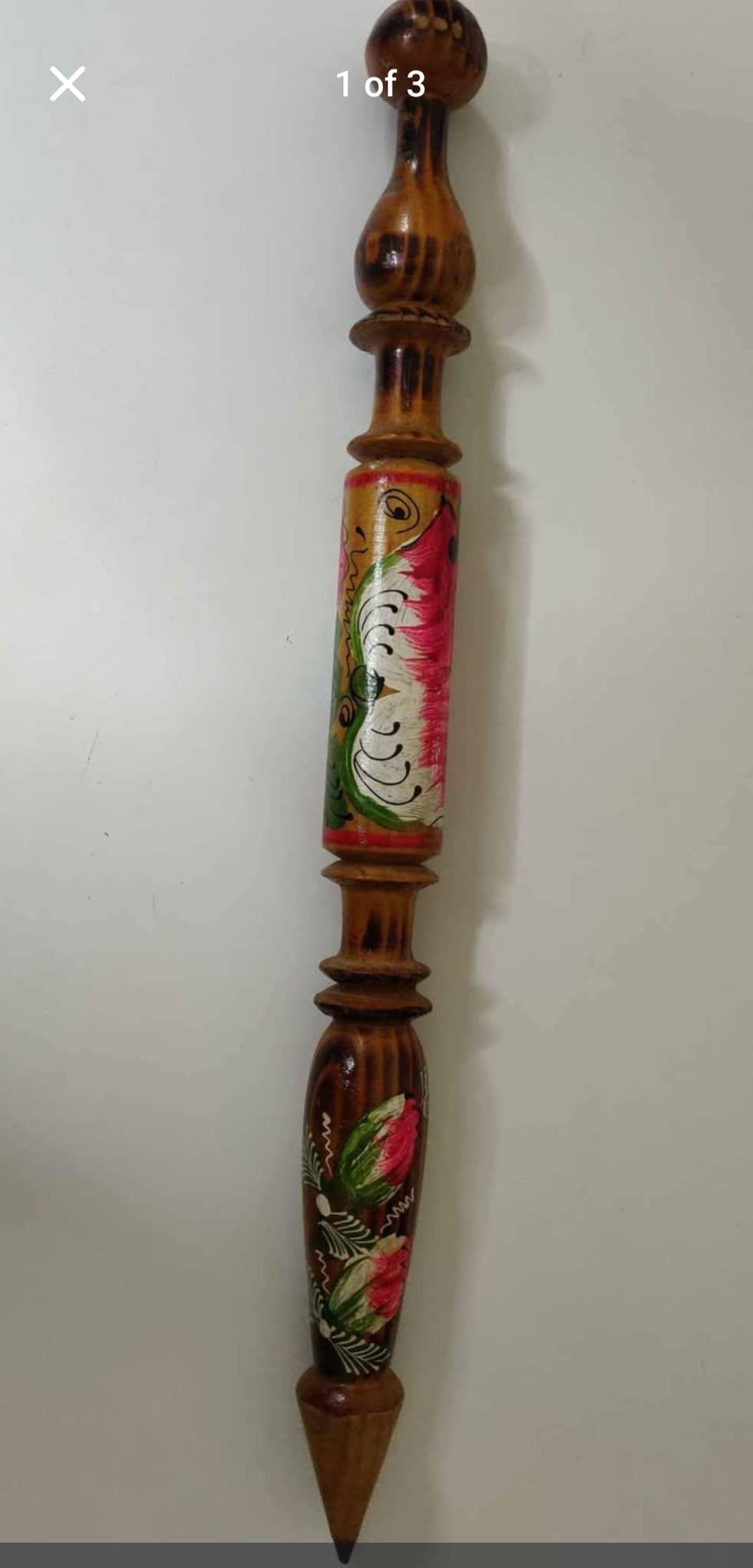 Very Large Vintage Decorated Novelty Pencil 38cm