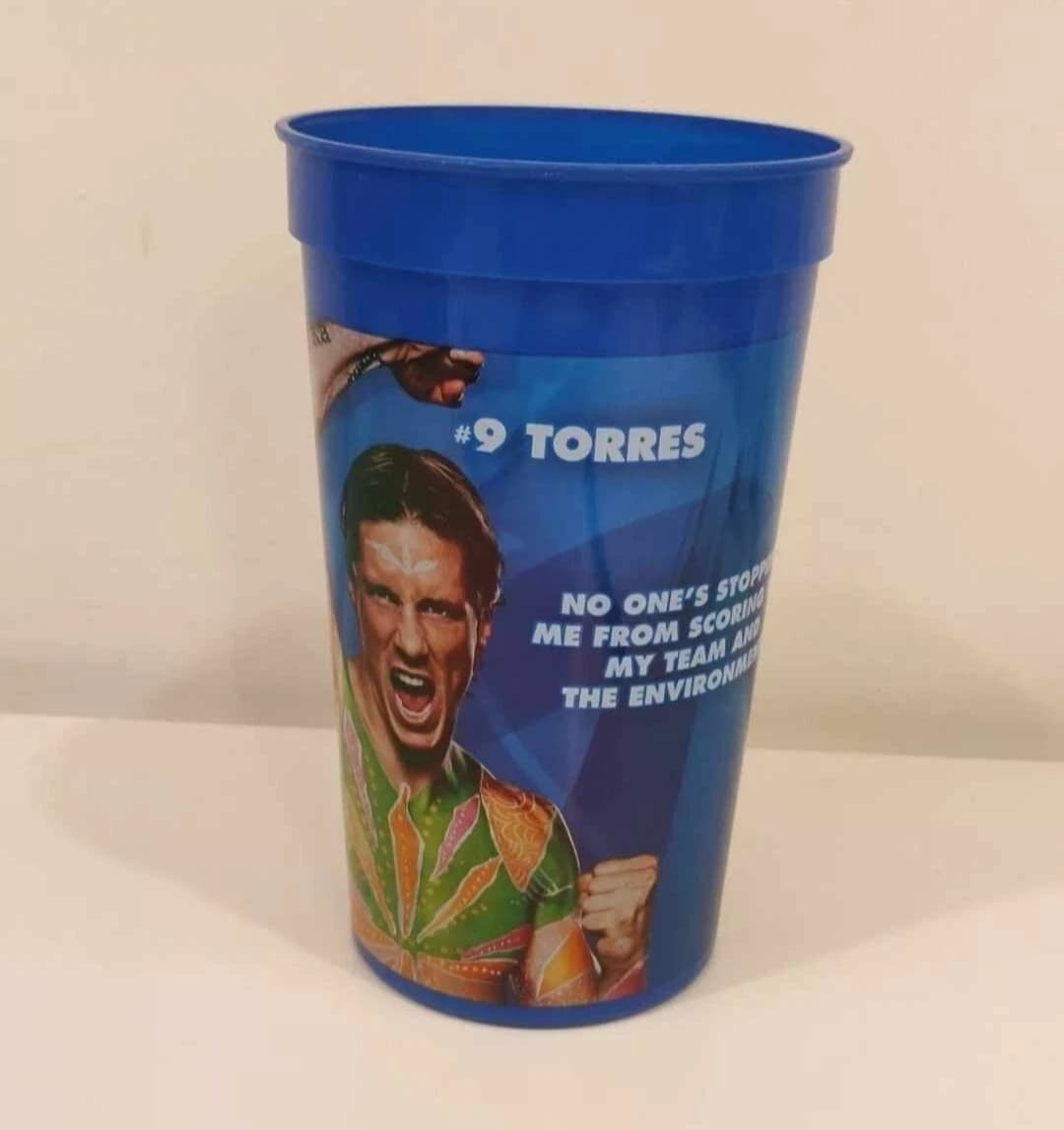 2010 Pepsi Refresh Your World #9 Fernando Torres 6" Cup