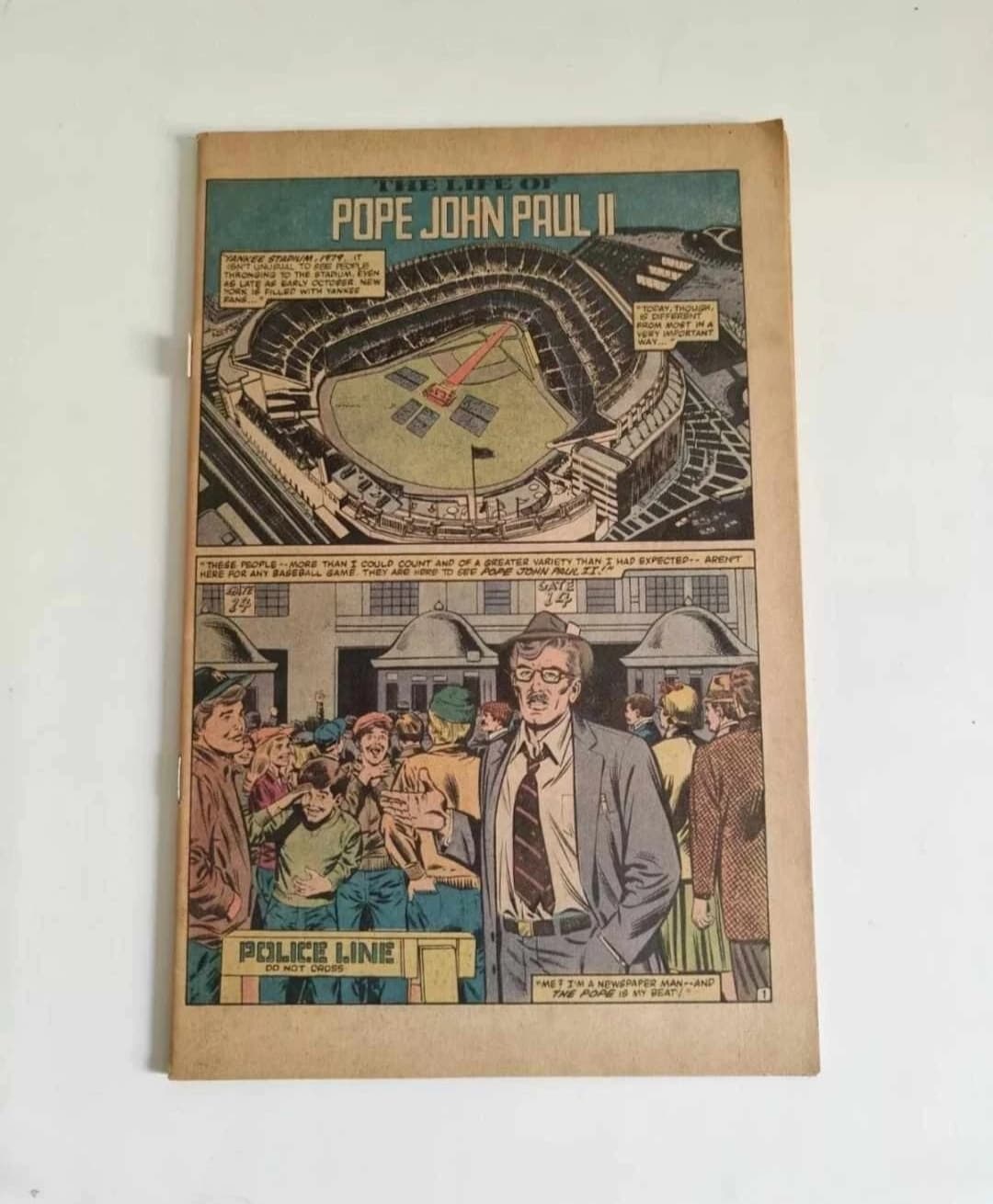 1982 The Life of Pope John Paul II #1 Marvel Comics