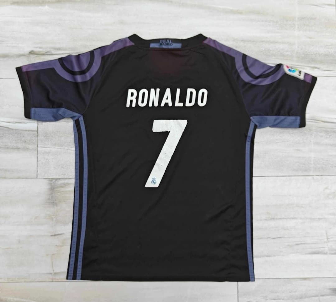 Adidas Real Madrid 2016 2017 Third Jersey Ronaldo #7 Size XS
