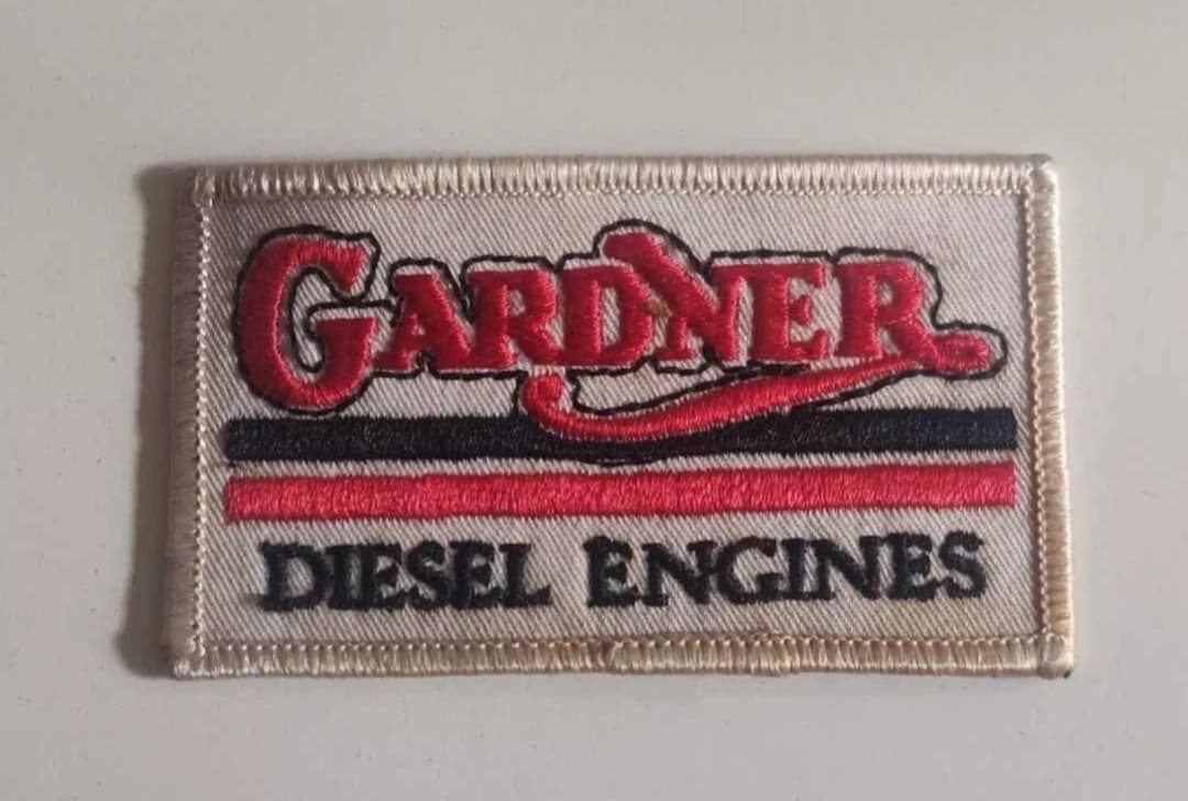 Gardner Diesel Engines Embroidered Sew On Patch