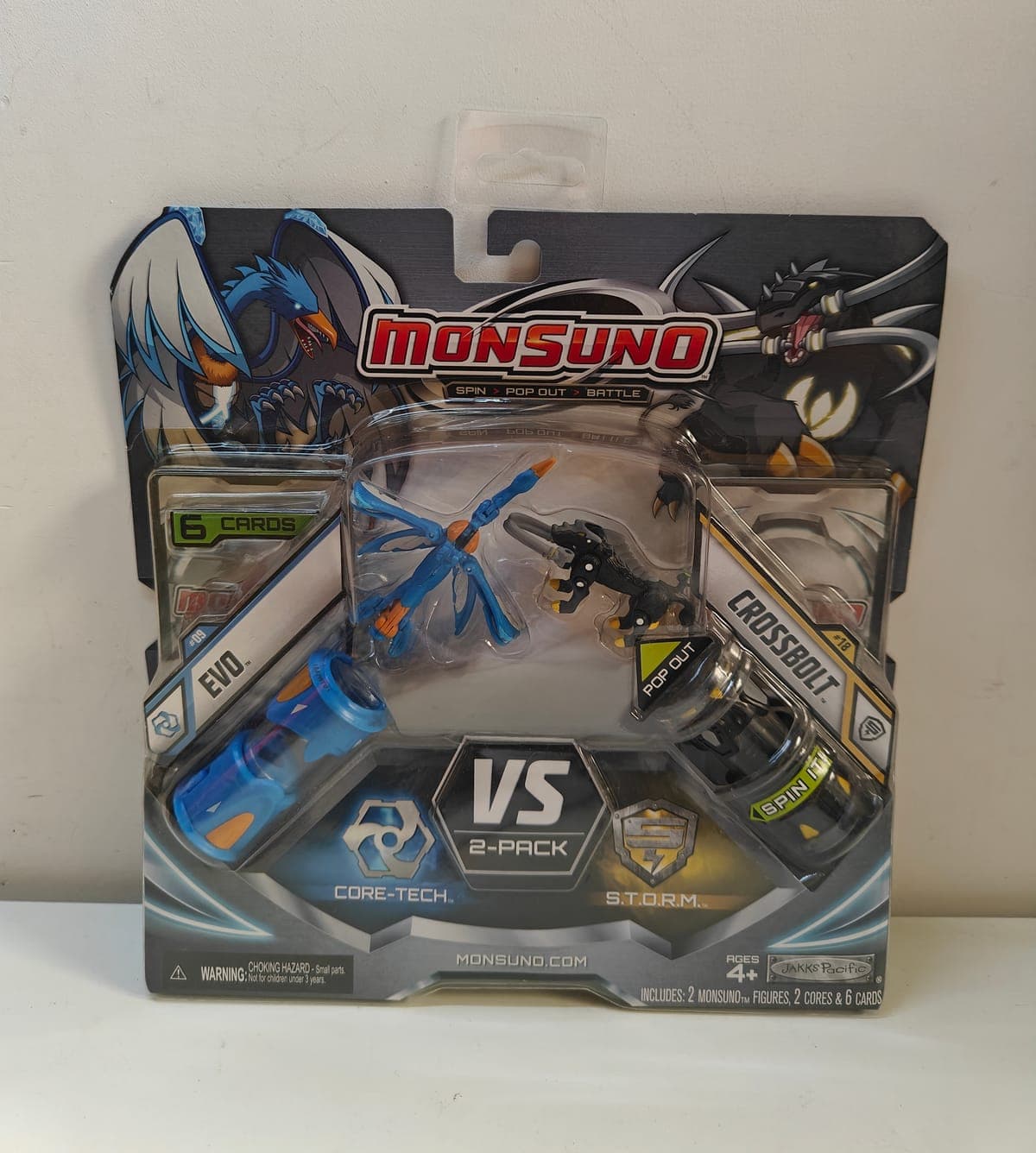 2012 Monsuno Core Combat 2-Pack Featuring Evo & Crossbolt
