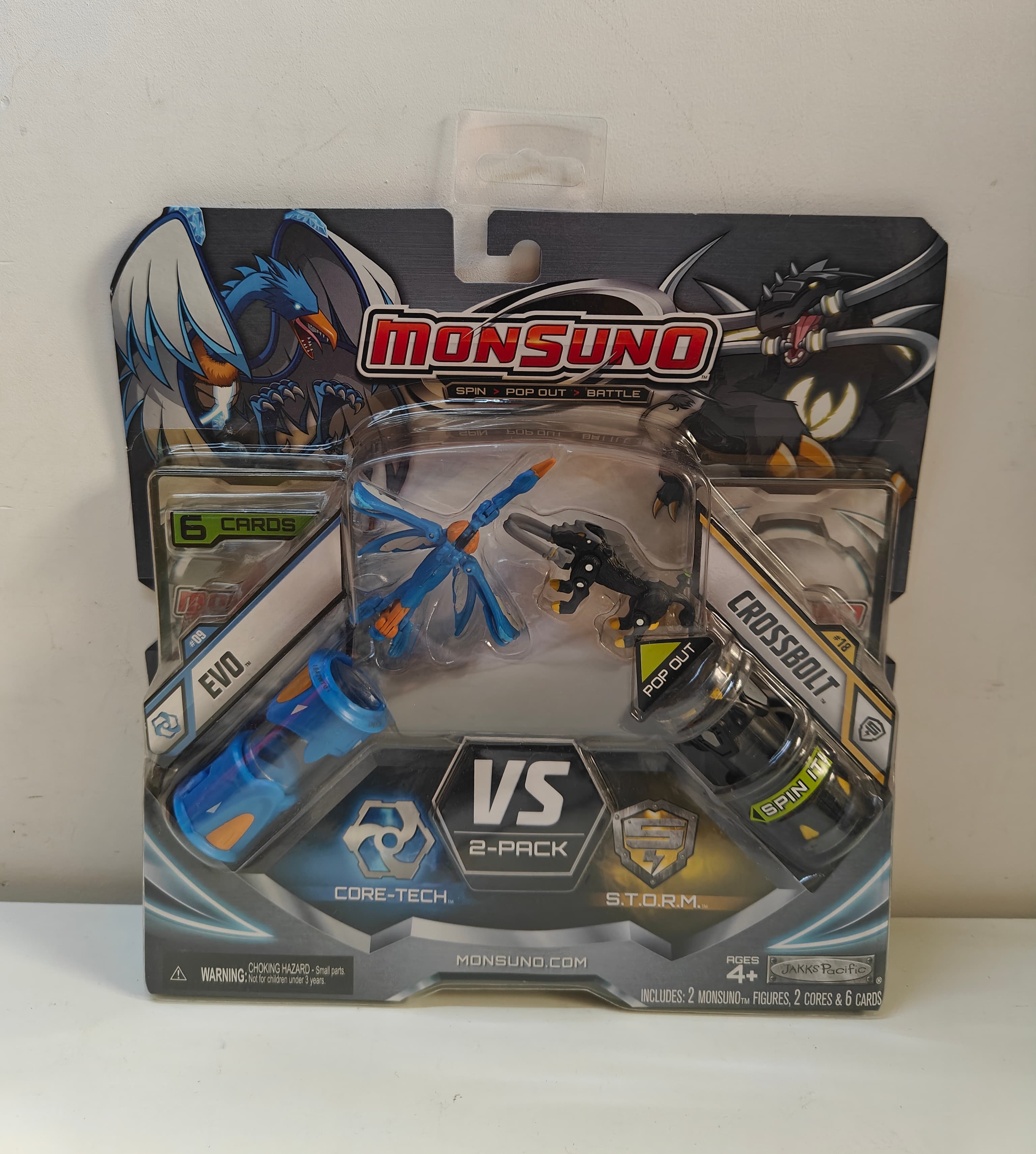 2012 Monsuno Core Combat 2-Pack Featuring Evo & Crossbolt