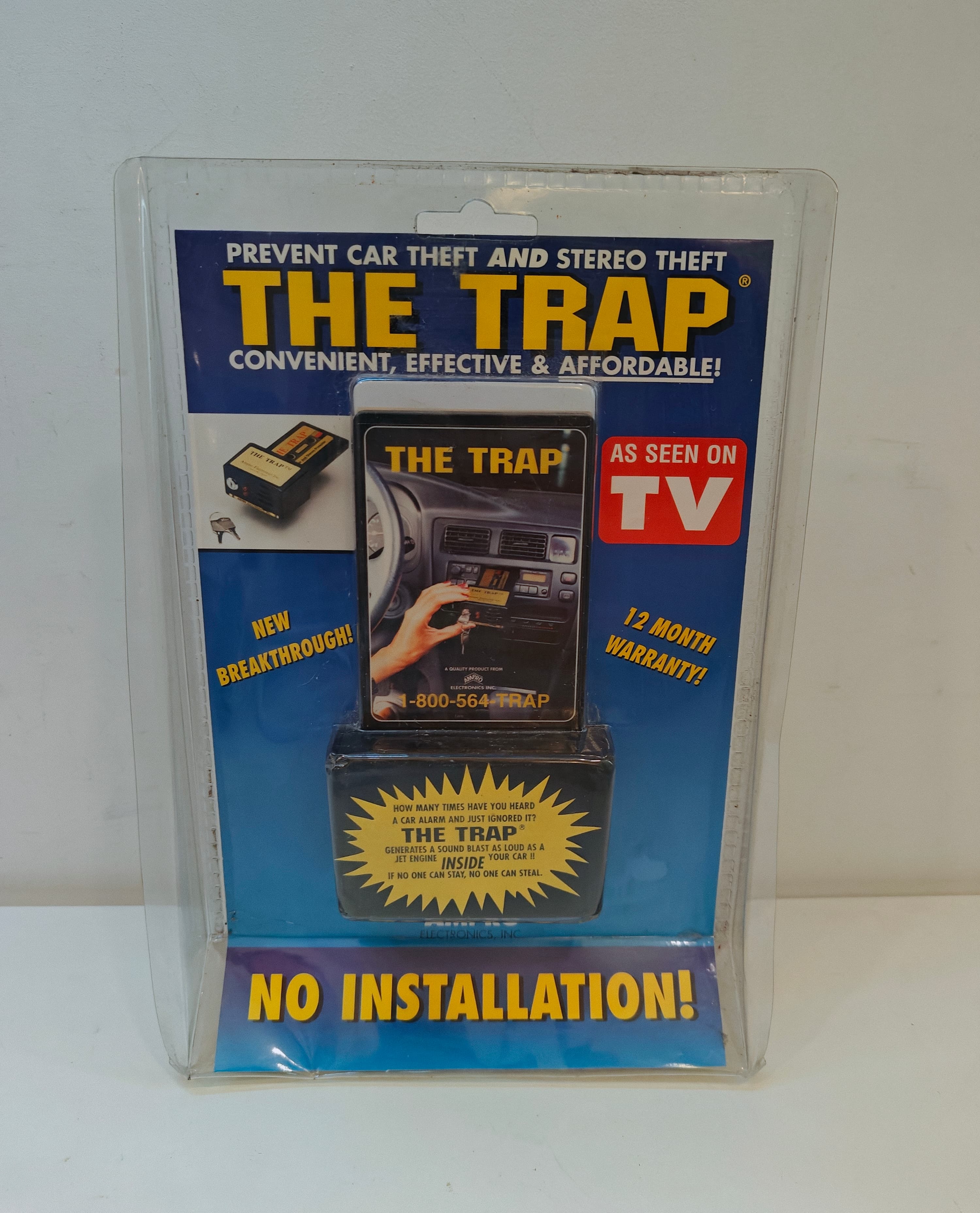 The TRAP - Security System Alarm - Prevent Car Theft and Stereo Theft