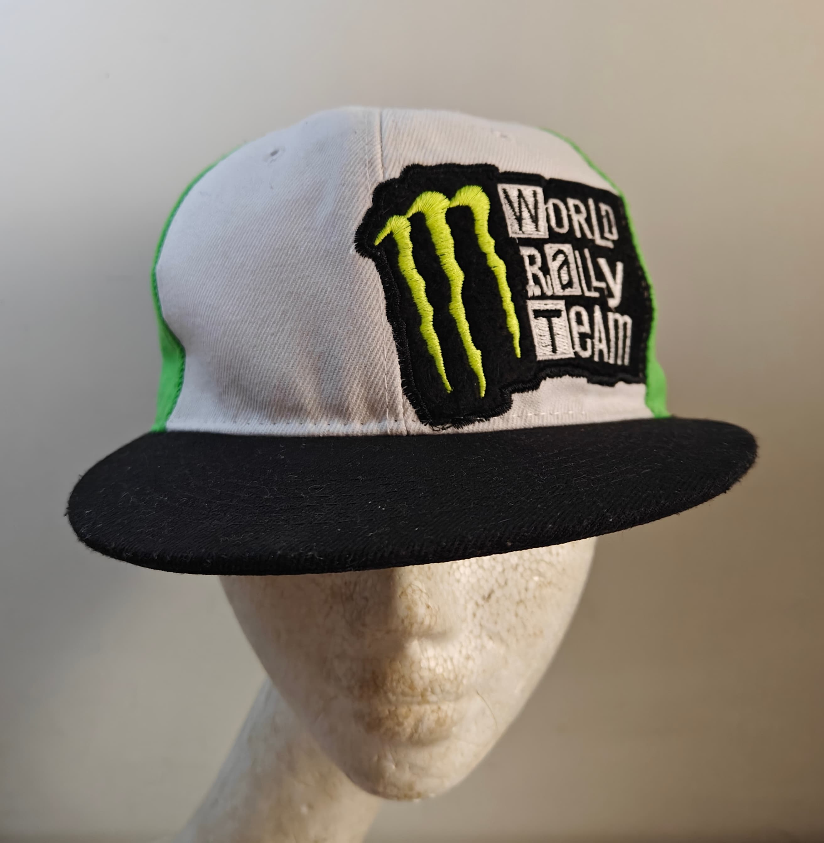 VTG DC Shoes Monster Energy World Rally Team Flexfit Hat Ken Block 43 Drifting 56cm