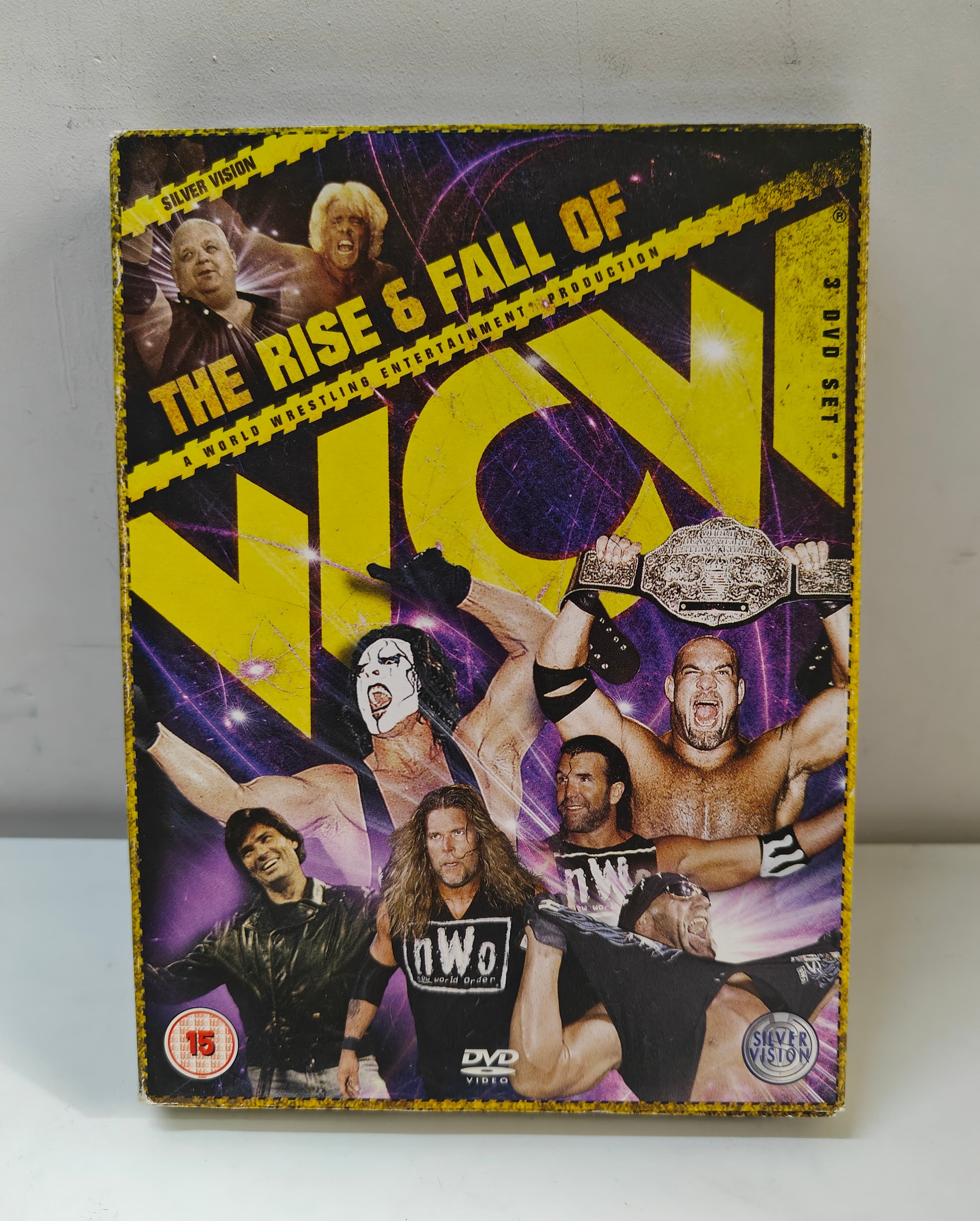 WWE - The Rise and Fall of WCW (DVD, 2009, 3-Disc Set)