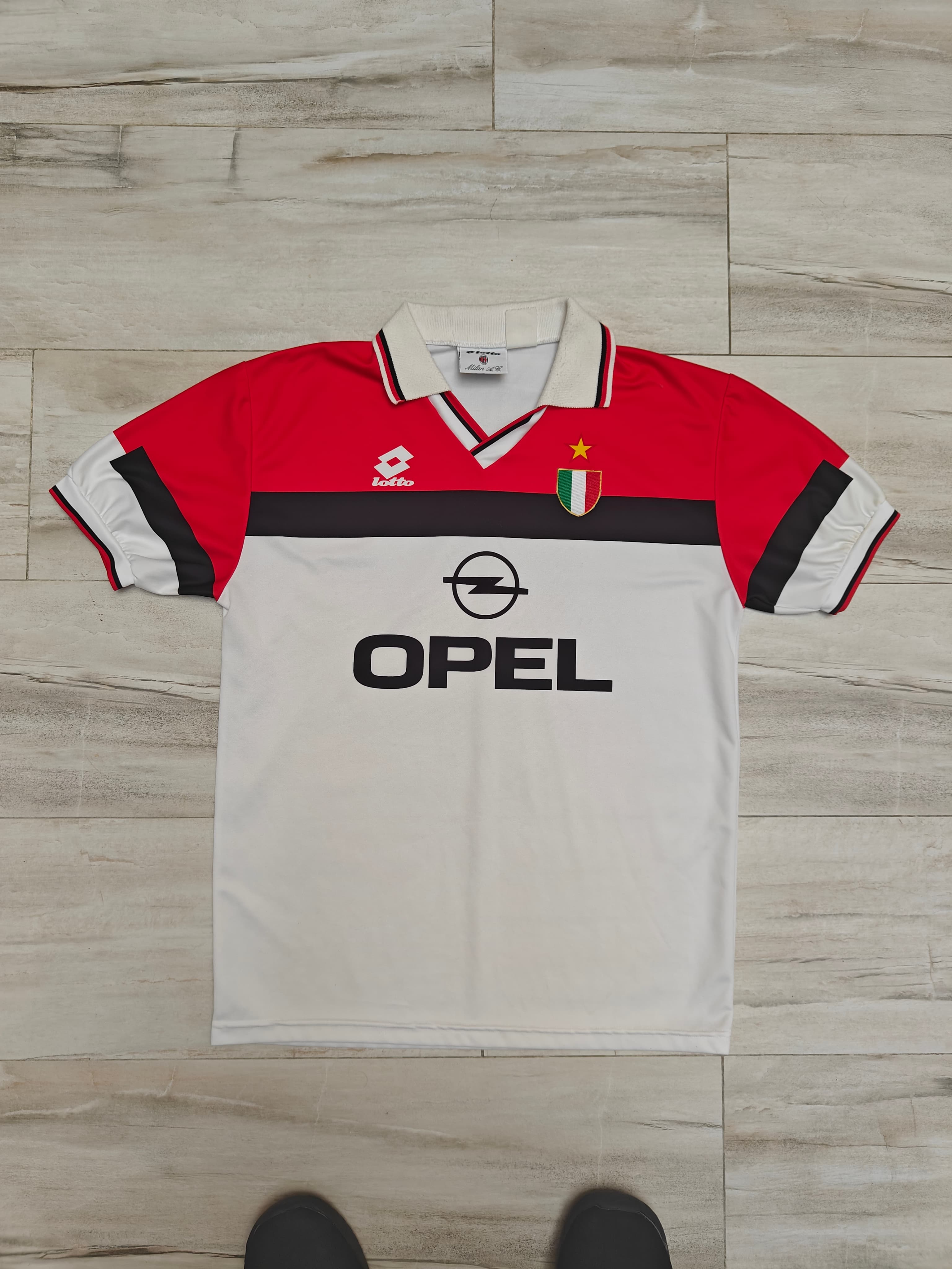 Original 1994-95 AC Milan Away Football Shirt Size XL