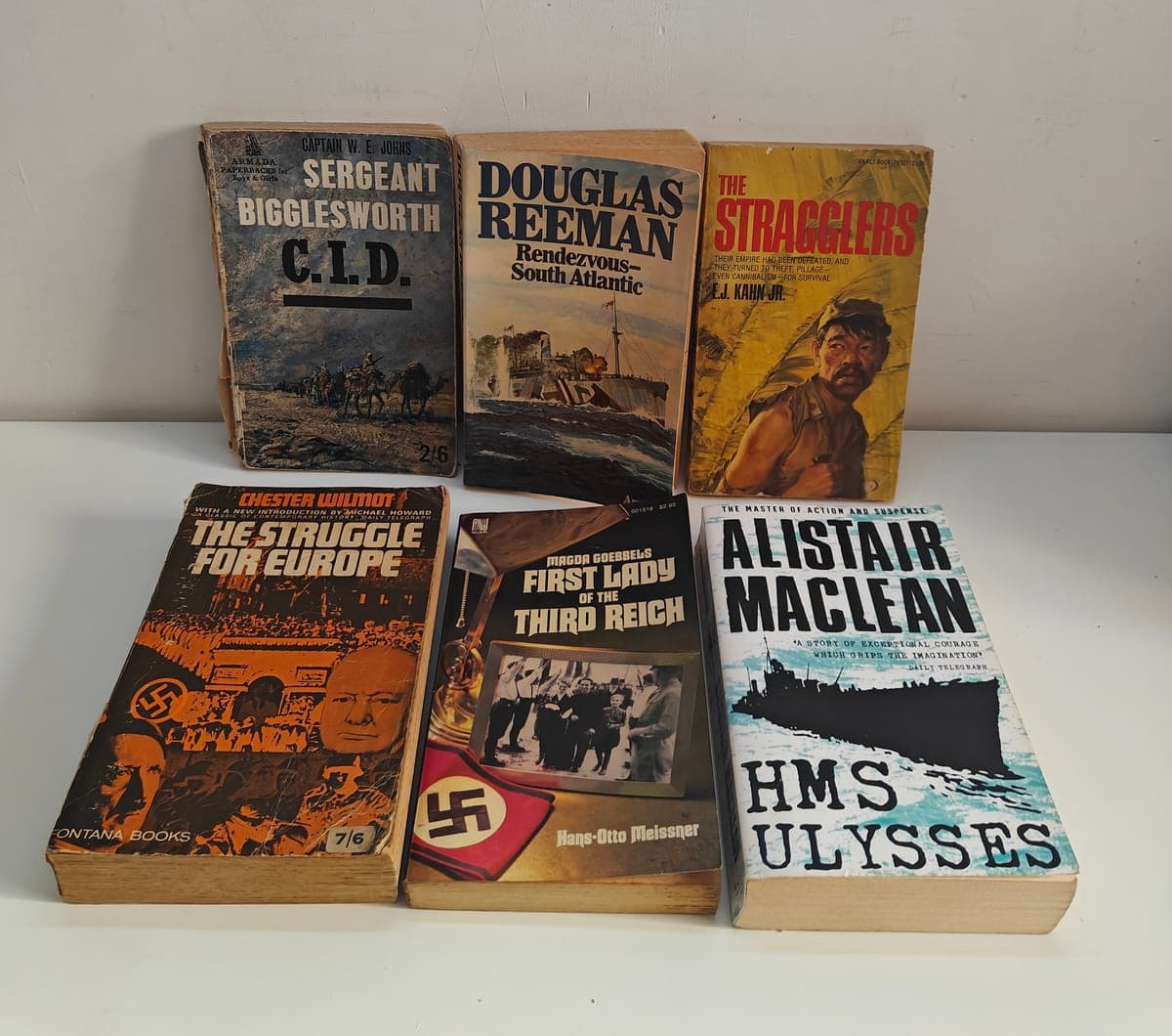 Lot of 6 World War 2 Books WWII