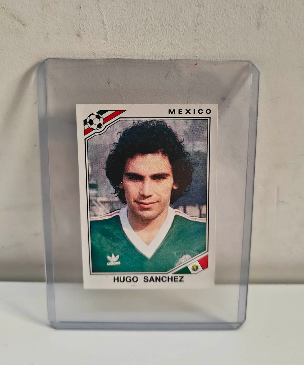 Hugo Sanchez Mexico World Cup 1986 Panini Sticker #124