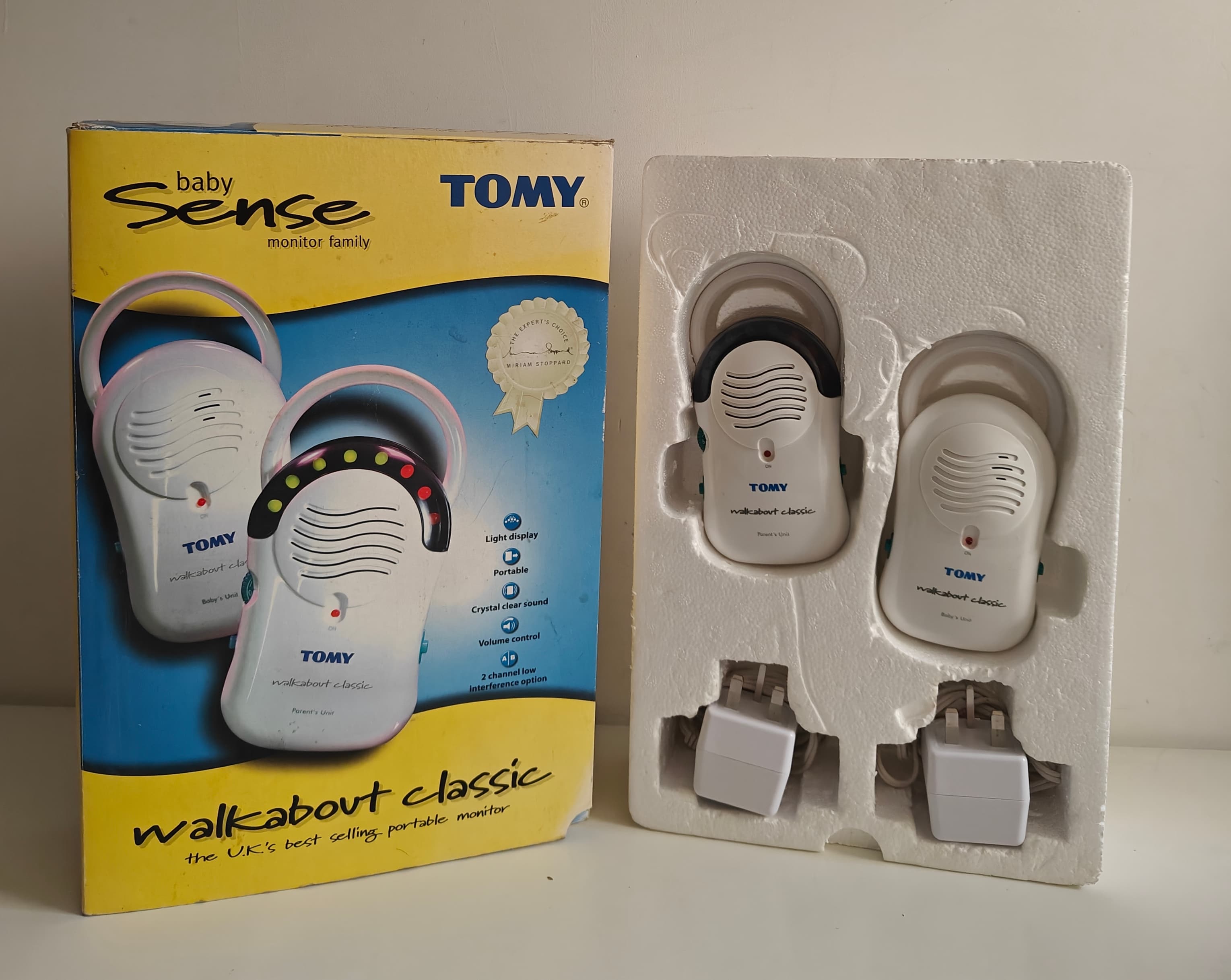 Tomy Baby Sense Walkabout Classic Baby Monitor