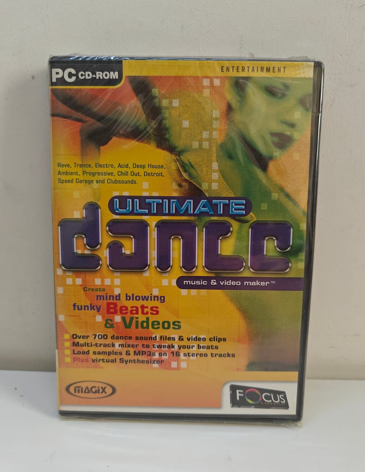 Magix Ultimate Dance Music & Video Maker PC CD-ROM NEW SEALED Vintage 2001 Retro