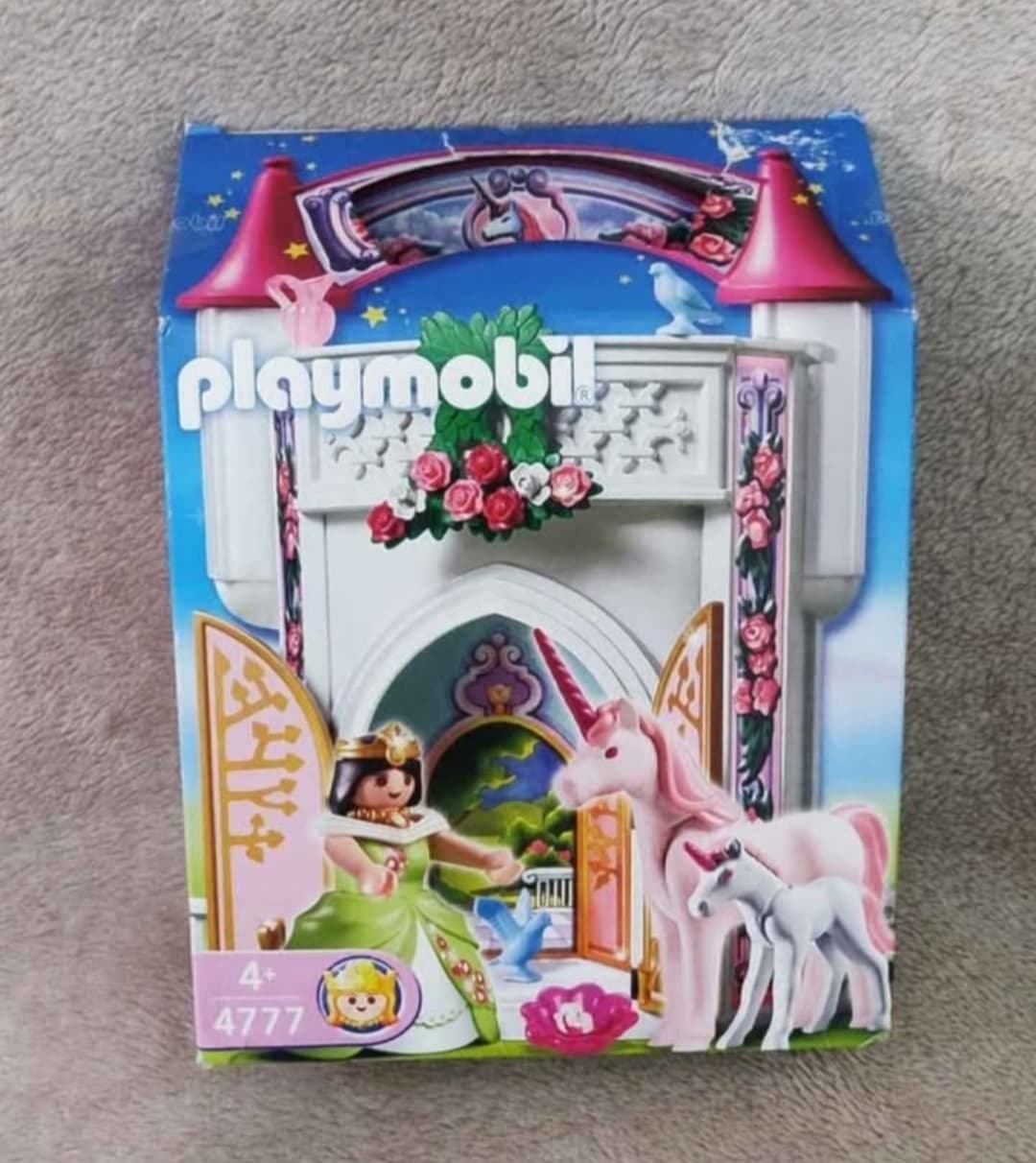 2009 Playmobil 4777 Unicorn Princess Take Along Castle (Discontinued)