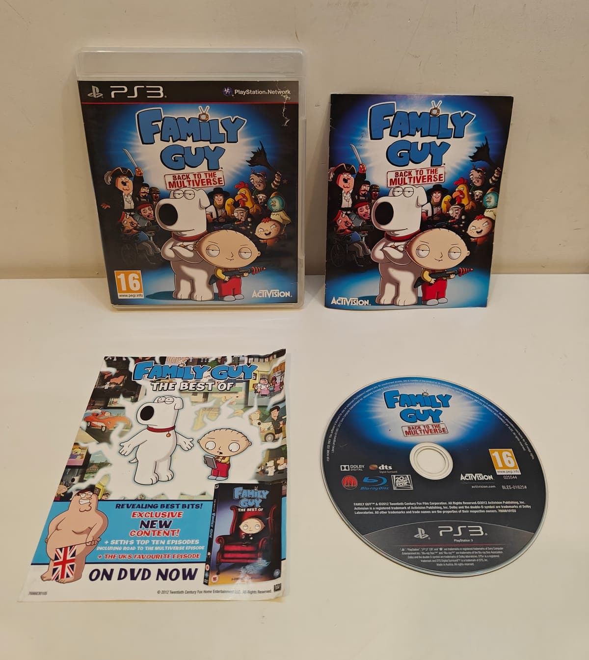 Family Guy: Back To The Multiverse Sony Playstation 3 PS3 Complete PAL