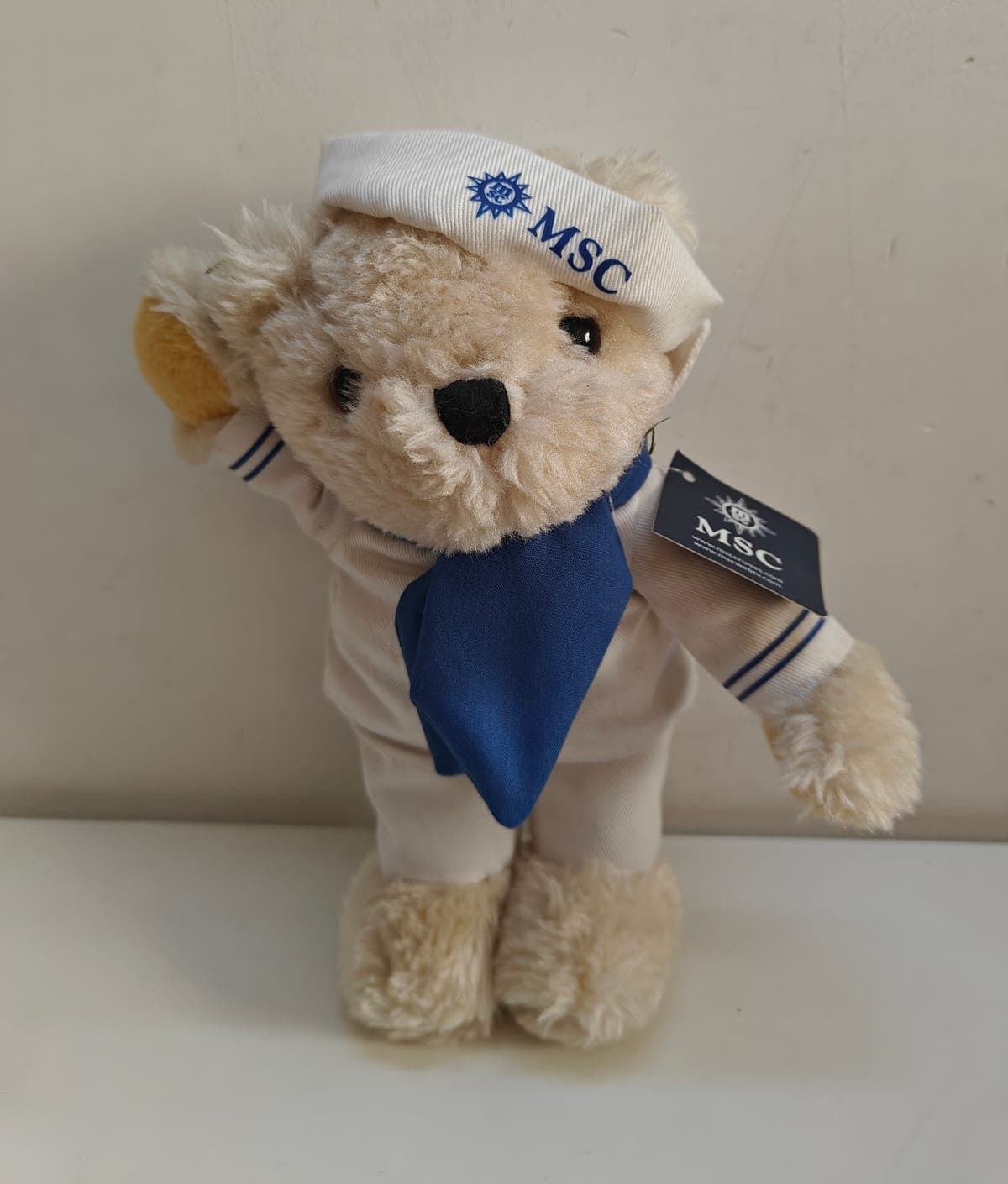 MSC Cruises Sailor Teddy Bear Plush 9” – Nautical Outfit Souvenir