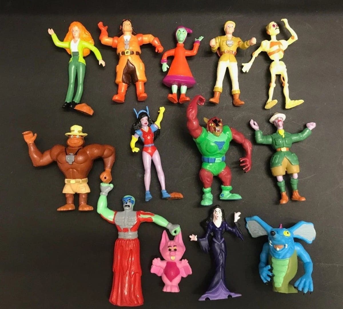 Full Set of 13 Filmation 1987 Ghostbusters PVC Figures