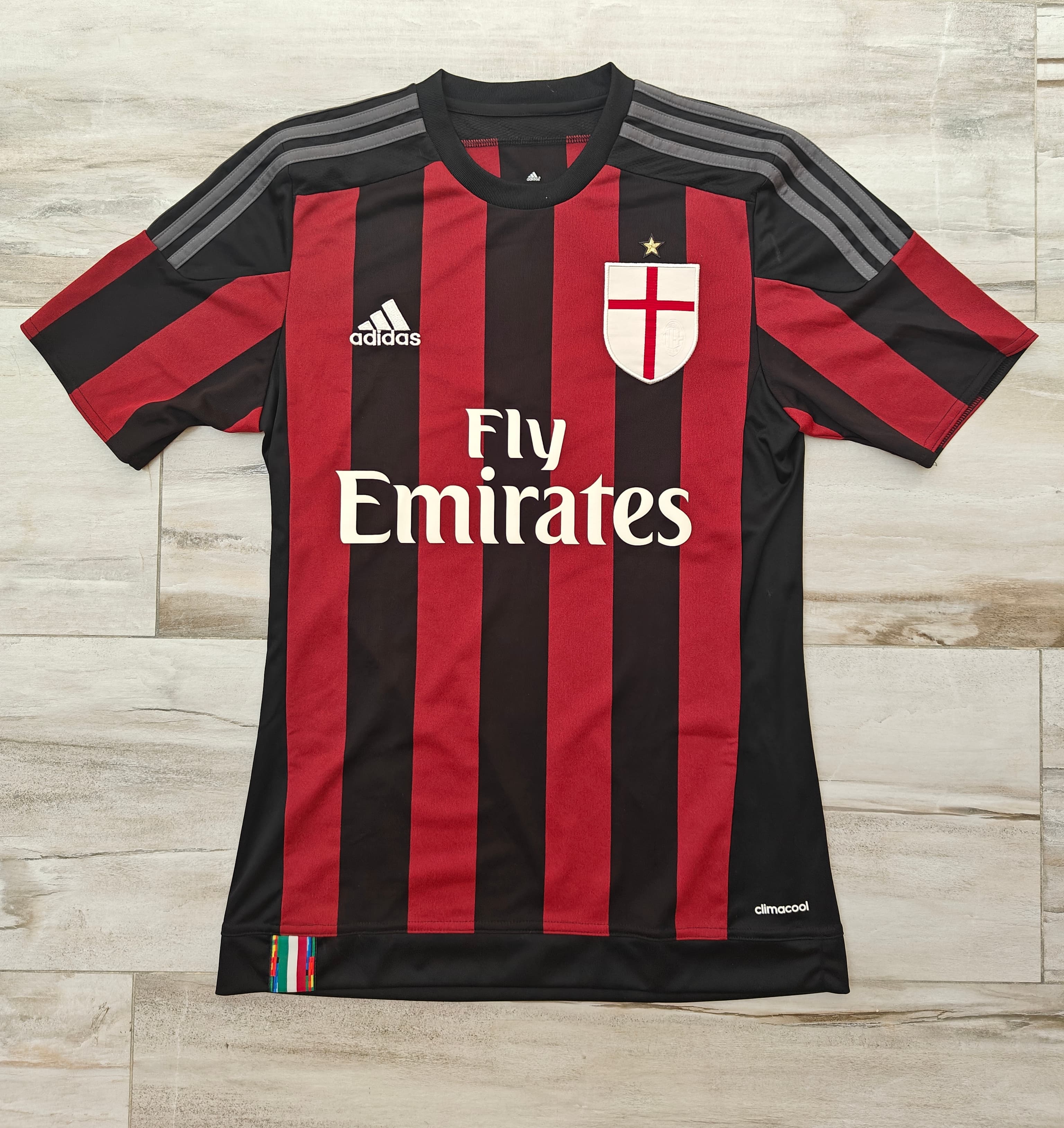 Adidas AC Milan 2015-16 Home Jersey Football Shirt - Size XS - Very Good Condition