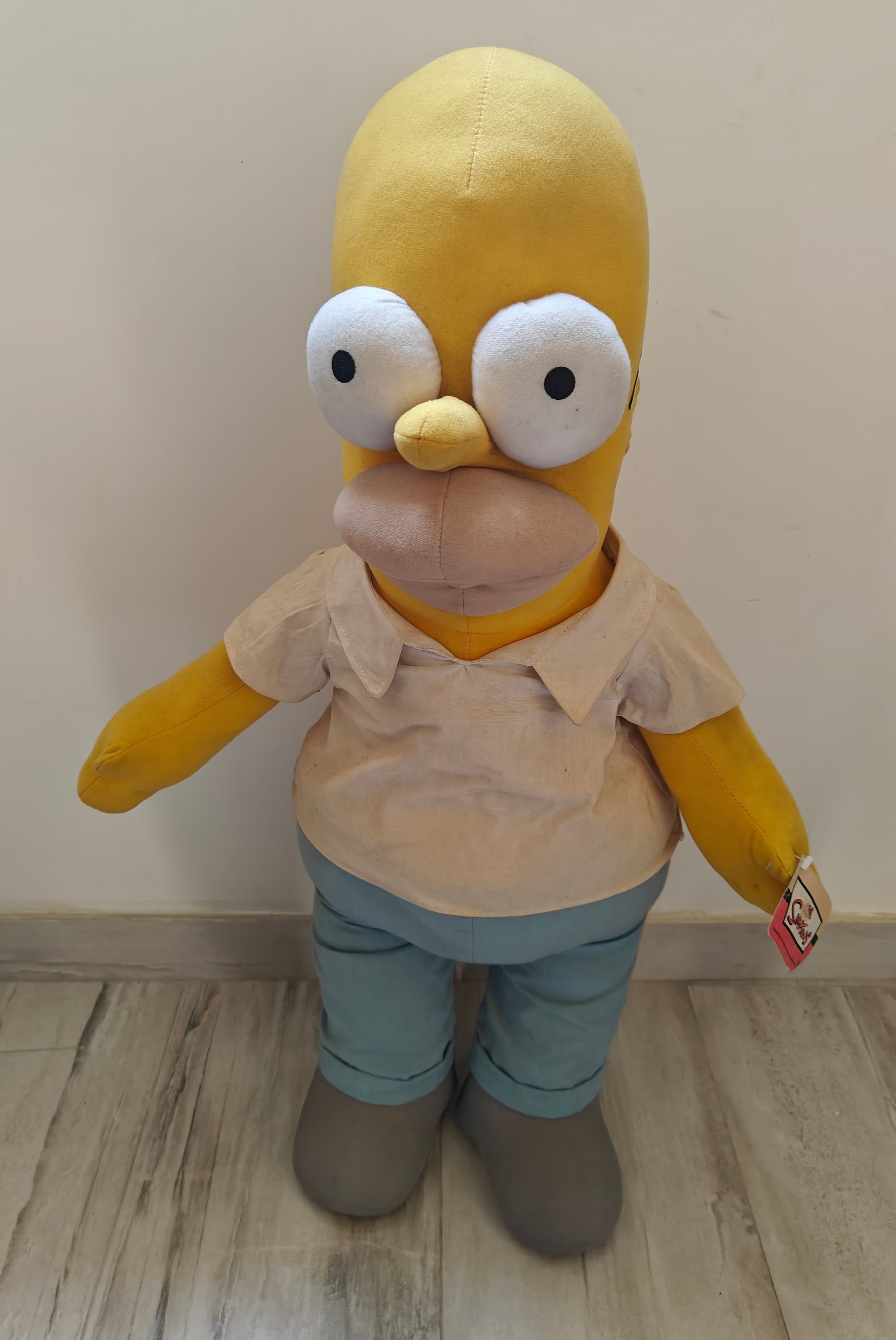 Vintage 2007 Homer Simpson Jumbo 30" Plush with Tags