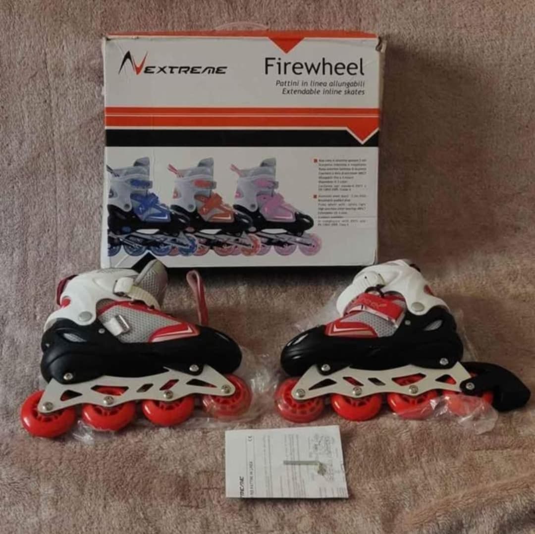 Nextreme Adjustable Firewheel Skates NEW Size Medium 34-37