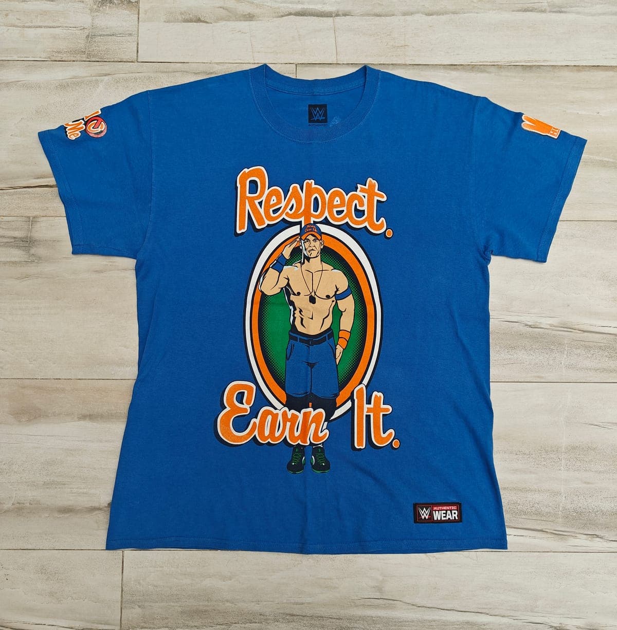 John Cena "Respect. Earn It." Authentic T-Shirt Size L