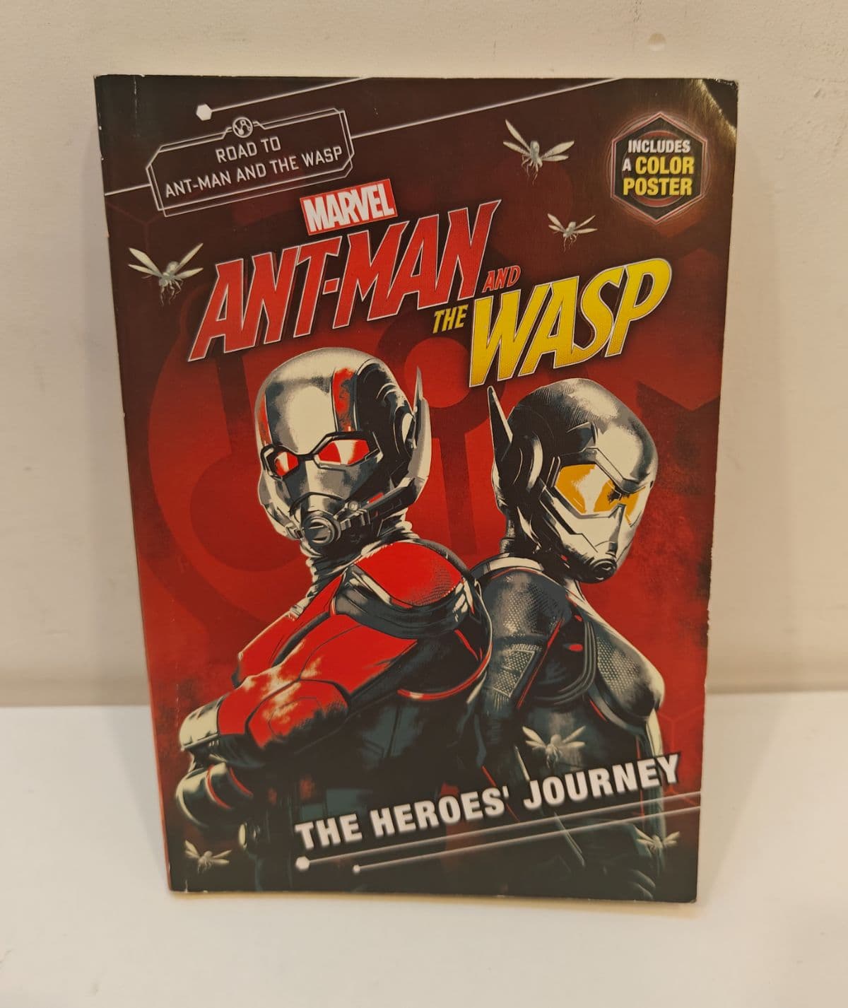 Marvel Ant-Man and the Wasp The Heroes' Journey Paperback Book + Color Poster