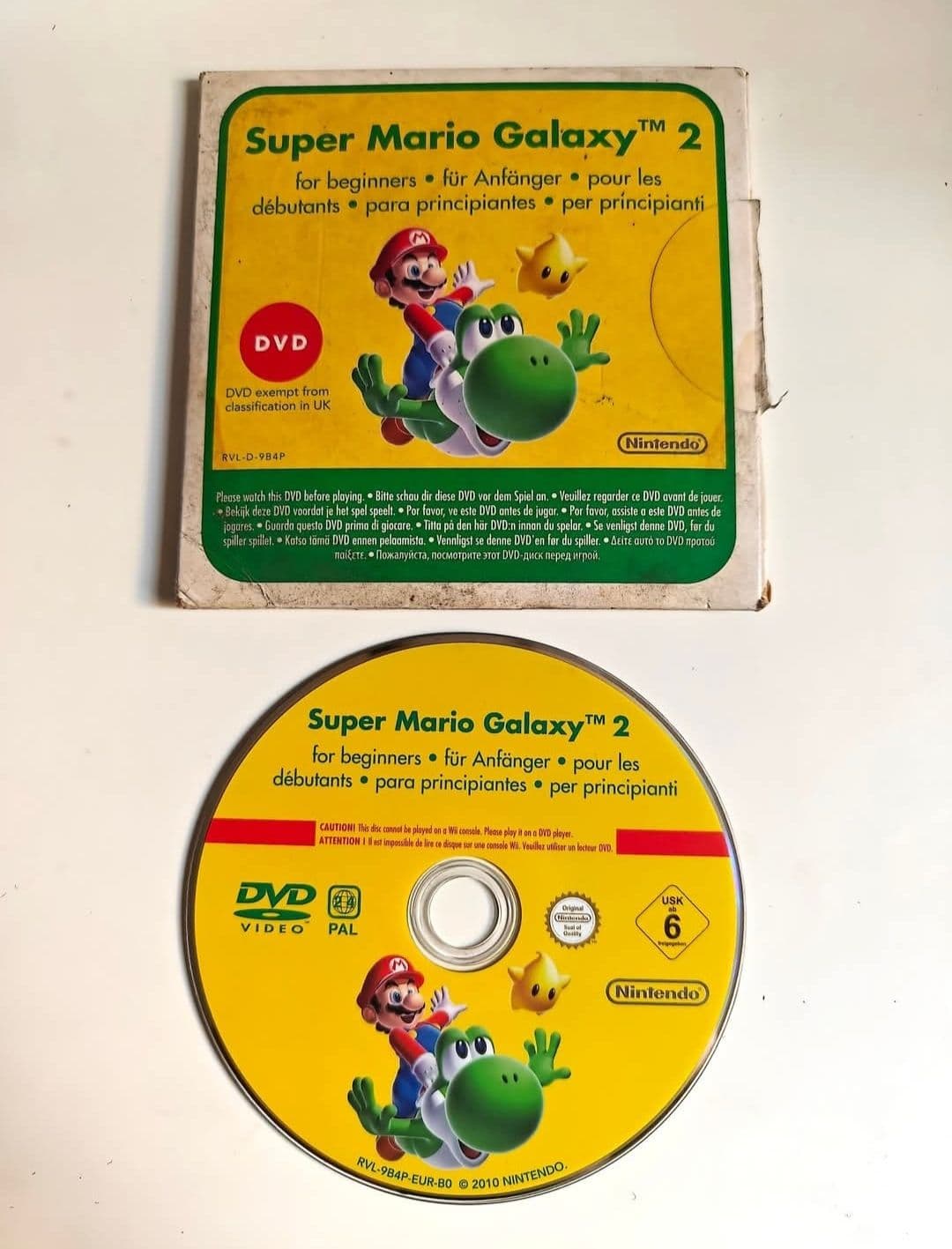 Super Mario Galaxy 2 for Beginners Guide DVD in sleeve (Not the Game)