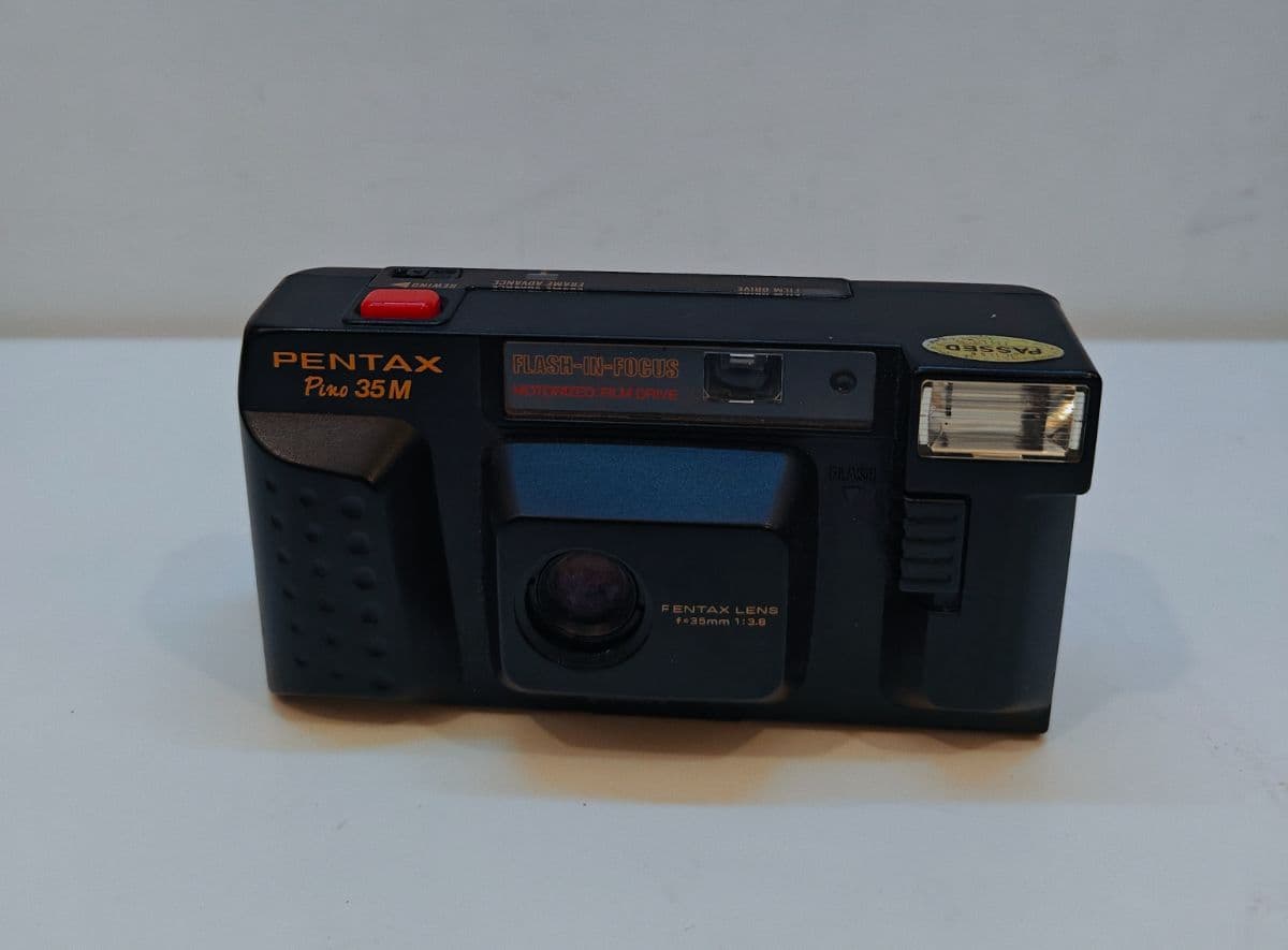 Vintage Pentax Pino 35M 35mm Film Camera - Works Great / No Flash