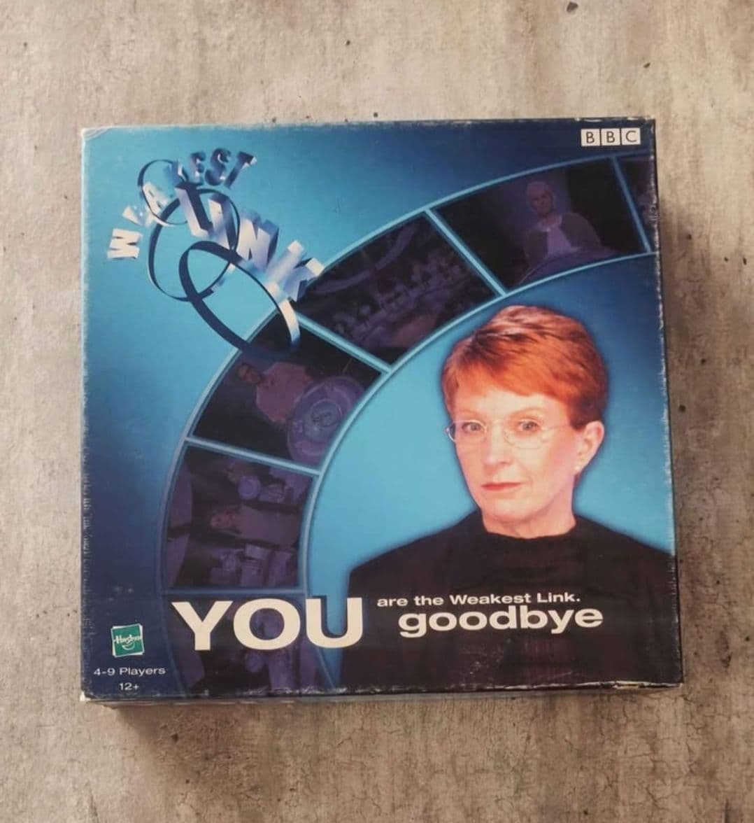 Hasbro YOU are the Weakest Link Goodbye Board Game 100% Complete