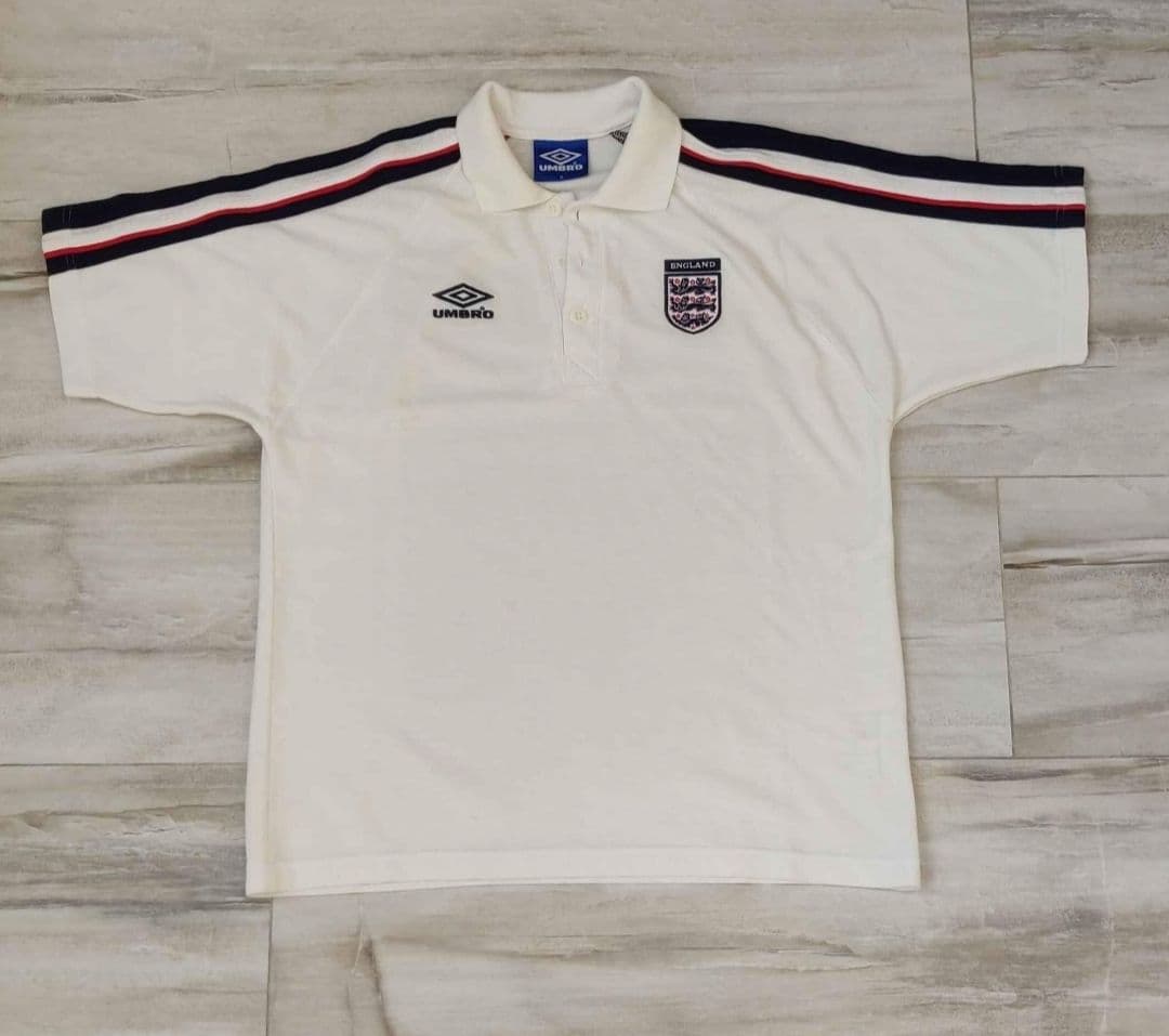 England Umbro Polo Shirt Size Medium