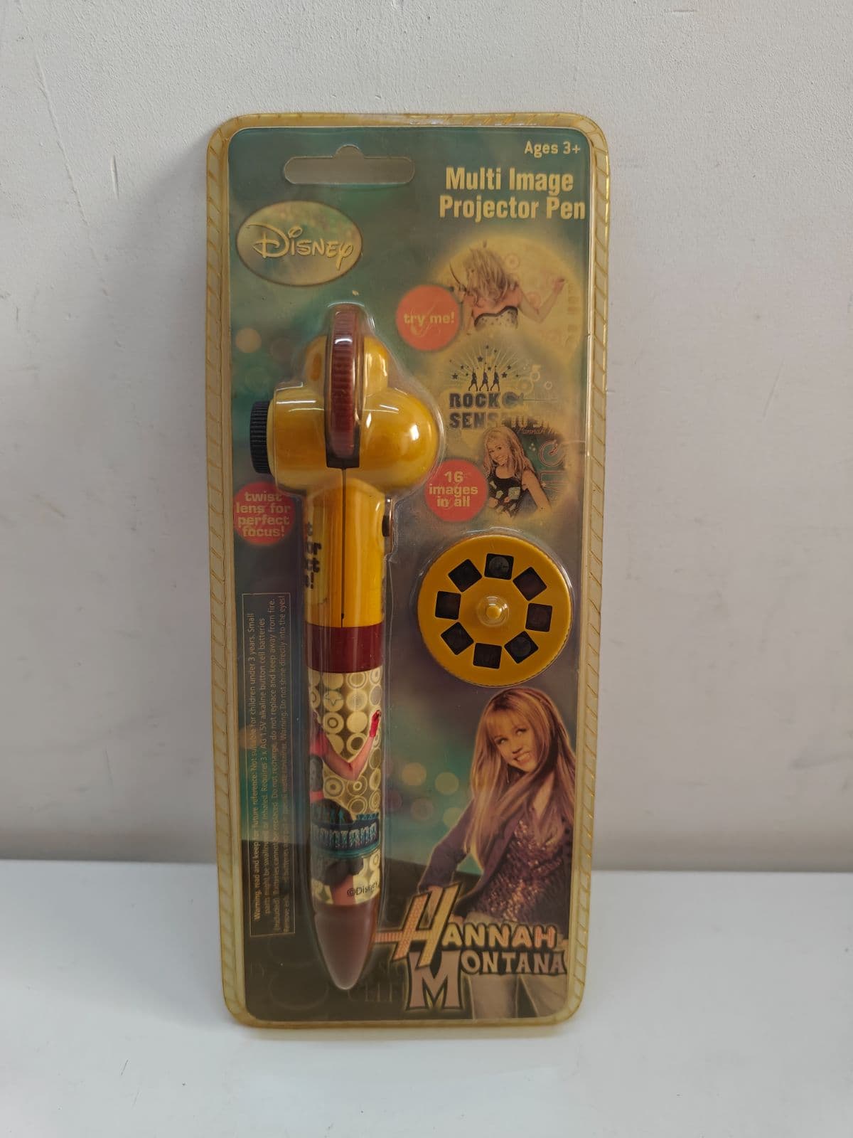Vintage Disney Hannah Montana Multi Image Projector Pen NEW