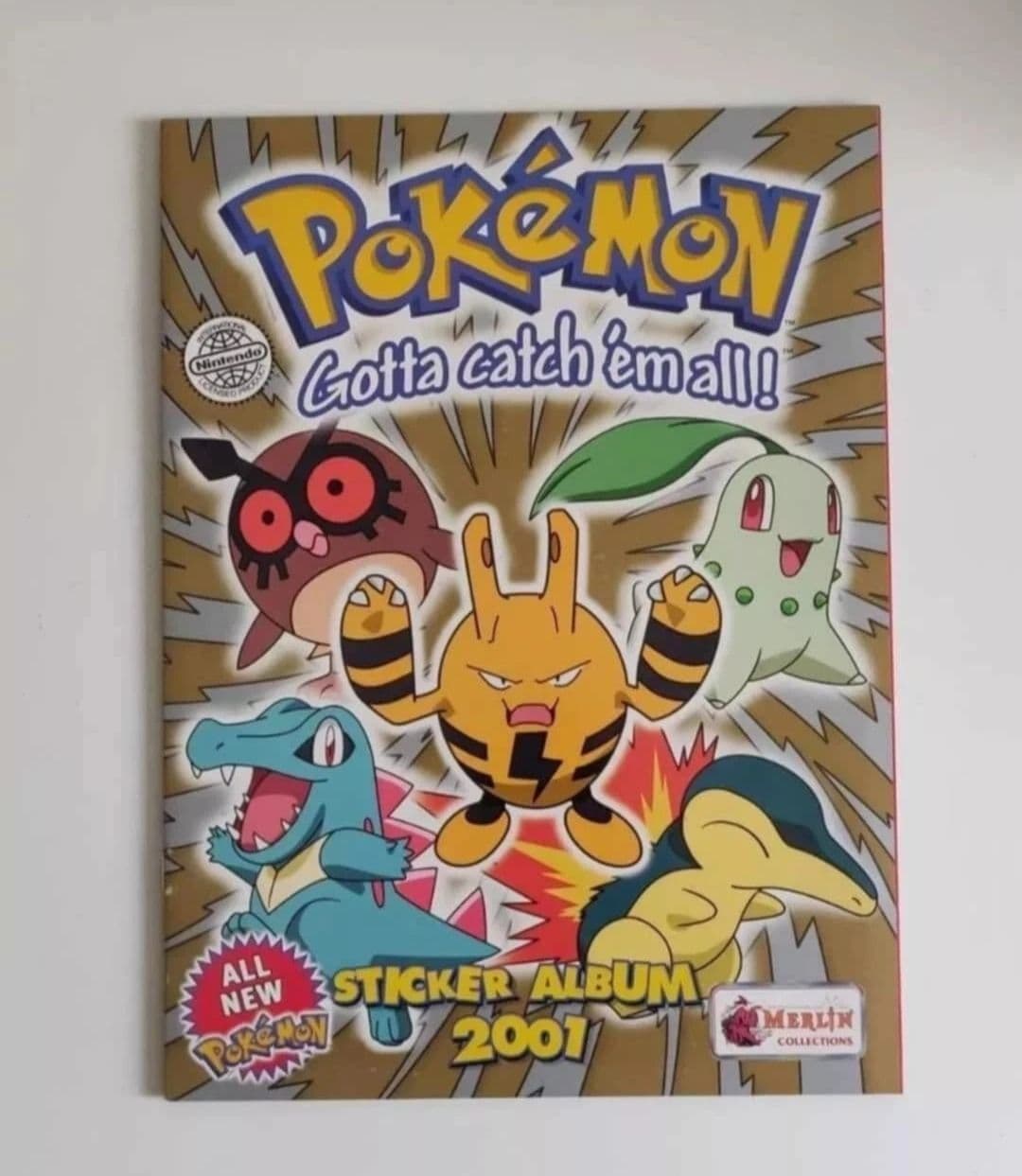 Merlin Topps Pokemon Series 3 2001 Sticker Album NEW