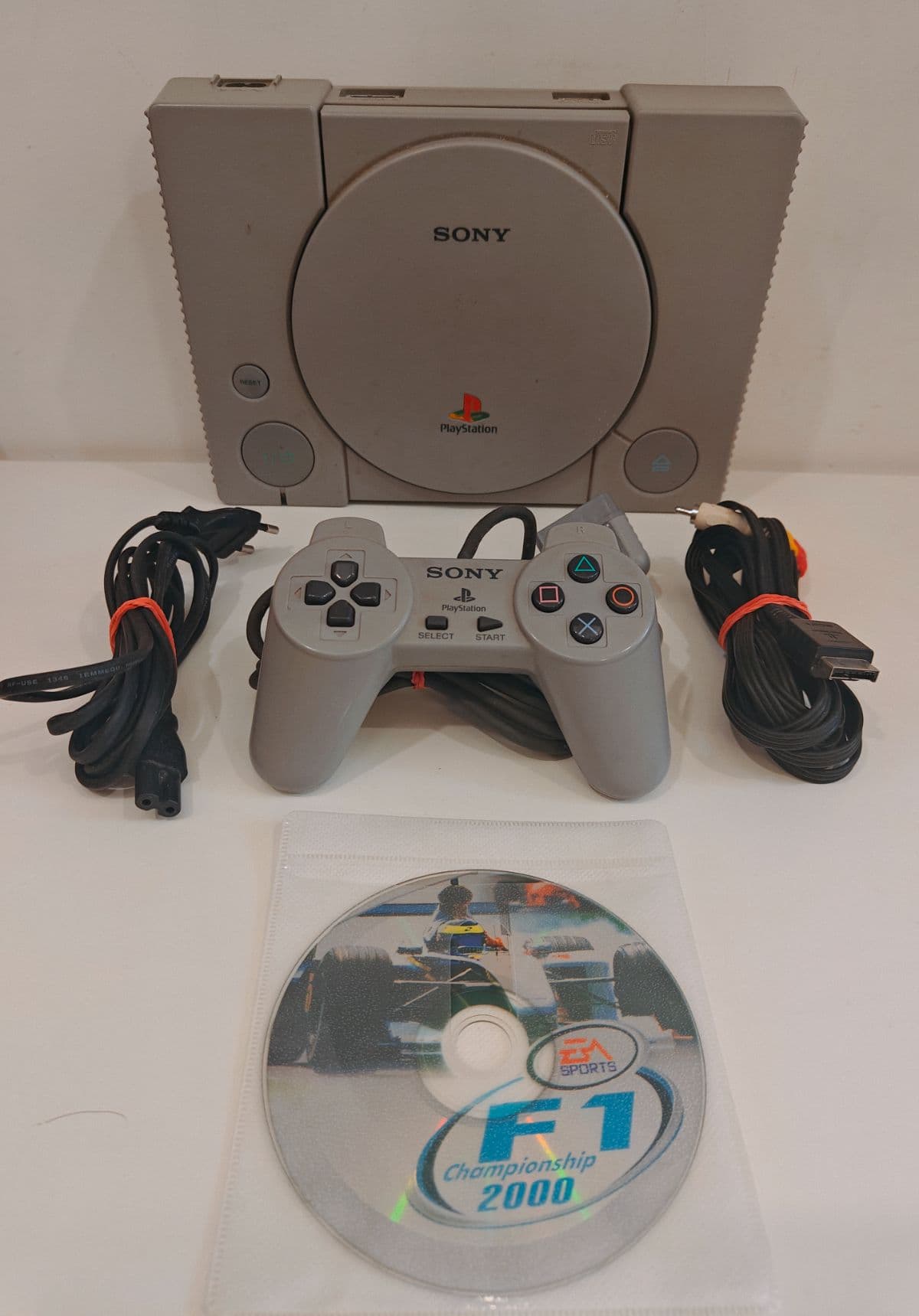 Playstation 1 Console SCPH-9002 + Original Controller + Cables (Working)