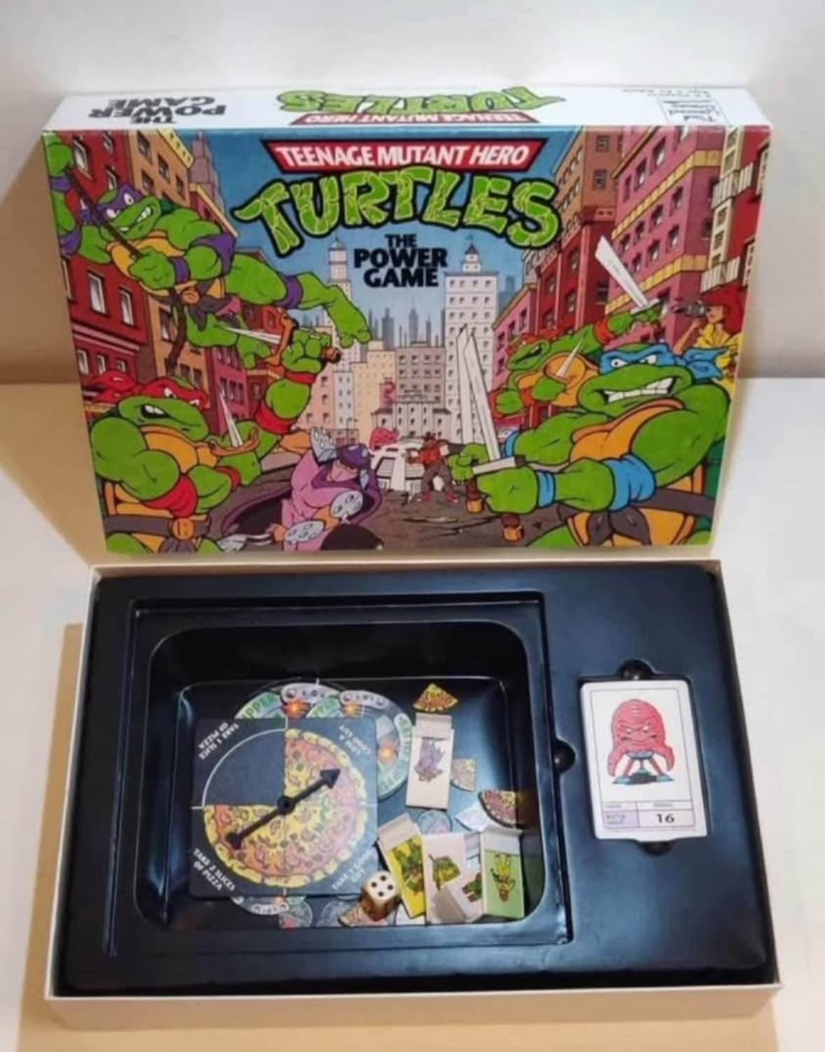 1990 Teenage Mutant Hero Turtles - The Power Game Complete