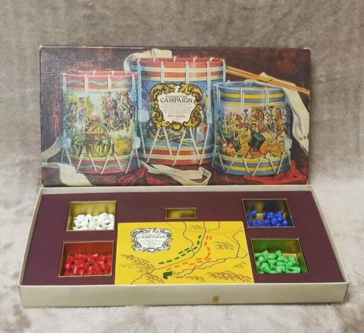 1971 Waddingtons Campaign Board Game Complete