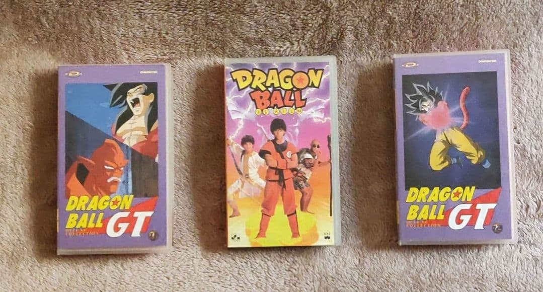 Dragon Ball VHS Cassette Tapes