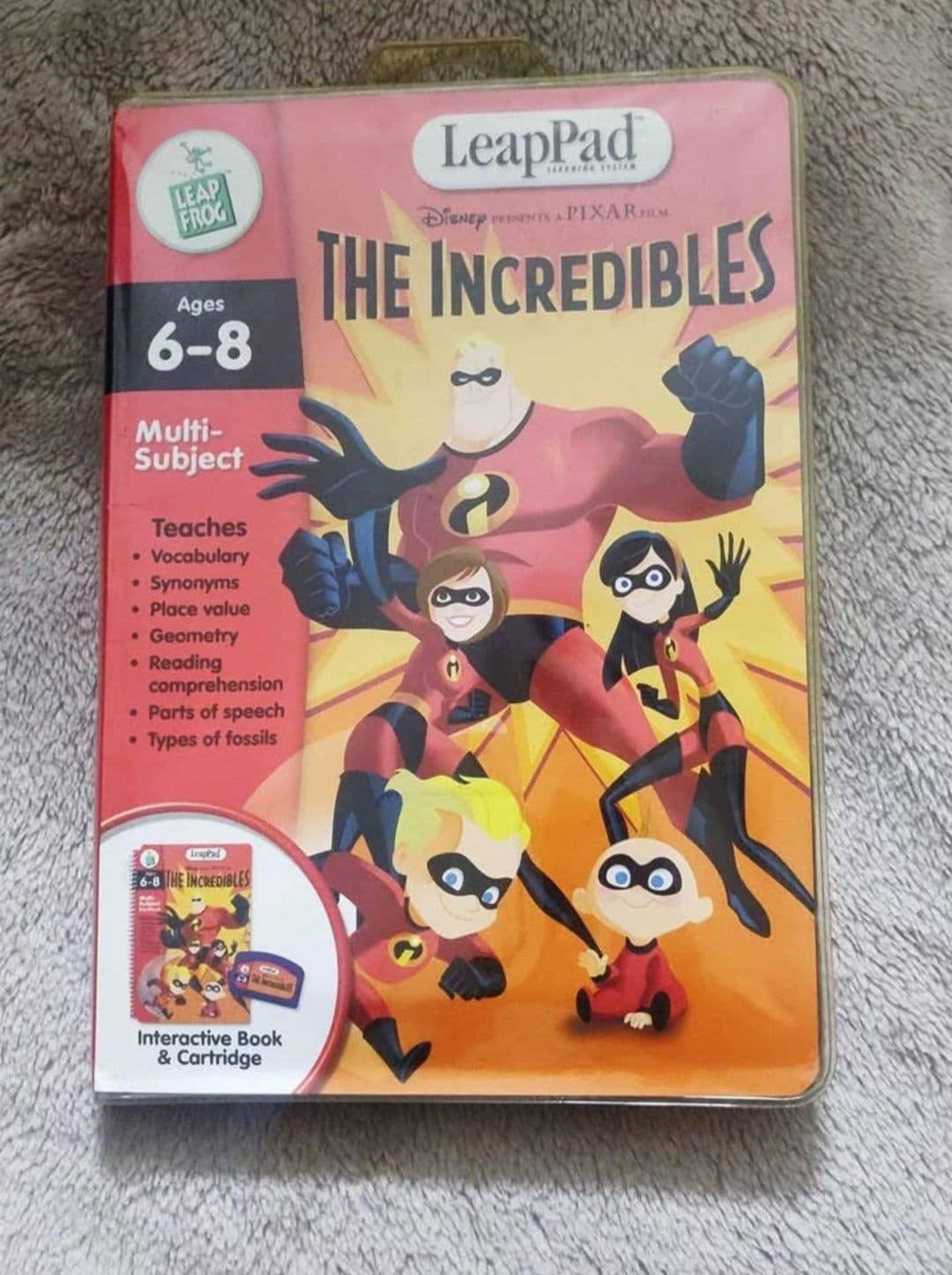 New Leapfrog LeapPad Learning Game THE INCREDIBLES