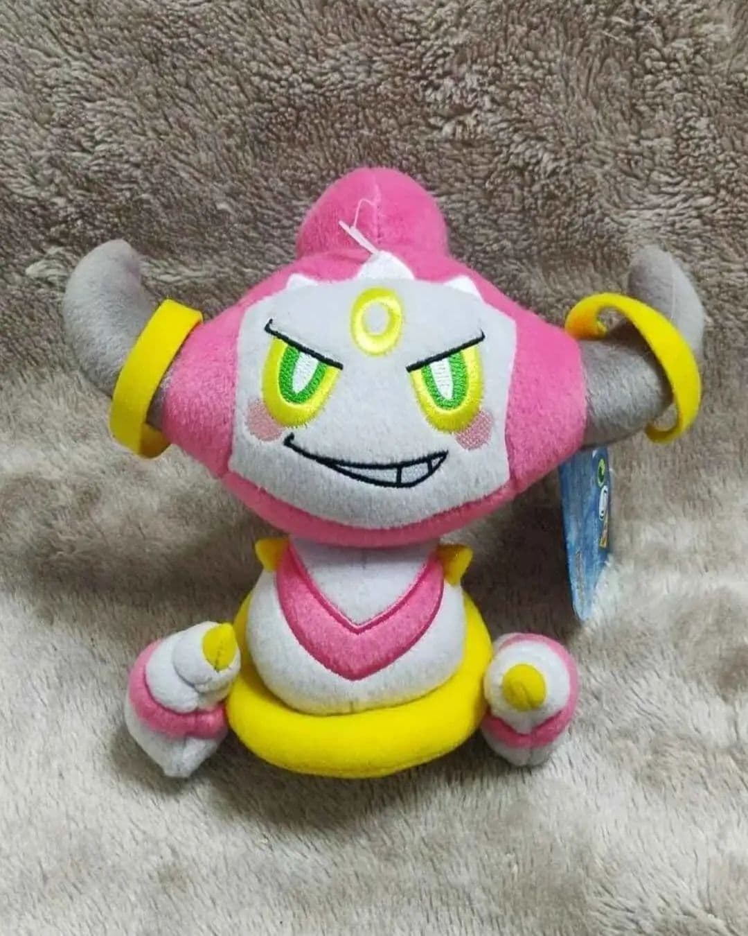 Official Pokemon Hoopa Ghost Psychic Plush Toy 7" NEW with Tags
