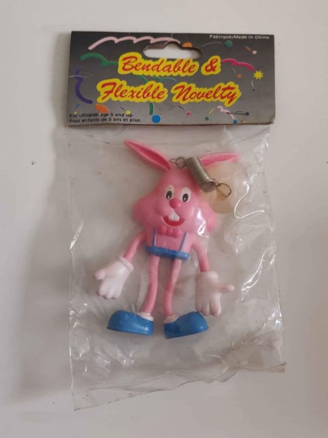 Vintage Bunny Figure Bendable & Flexible Novelty