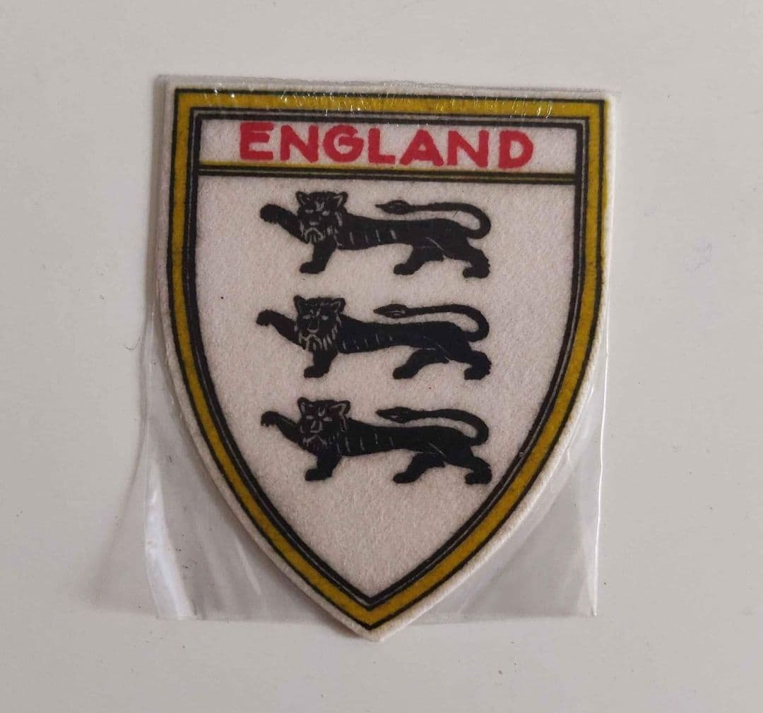 Vintage England Three Lions Football Sew On Patch