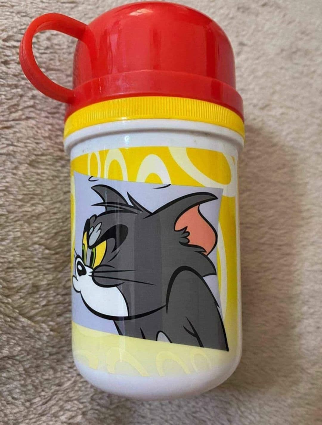 Kids Tom & Jerry Bottle with Cup NEW